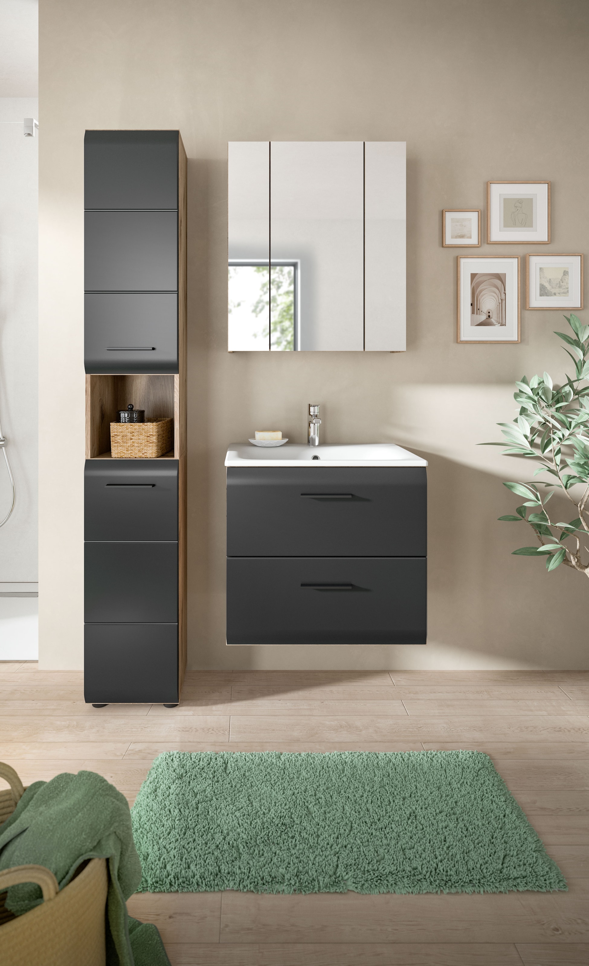 INOSIGN Badezimmer-Set Set, 4 Stk. tlg.