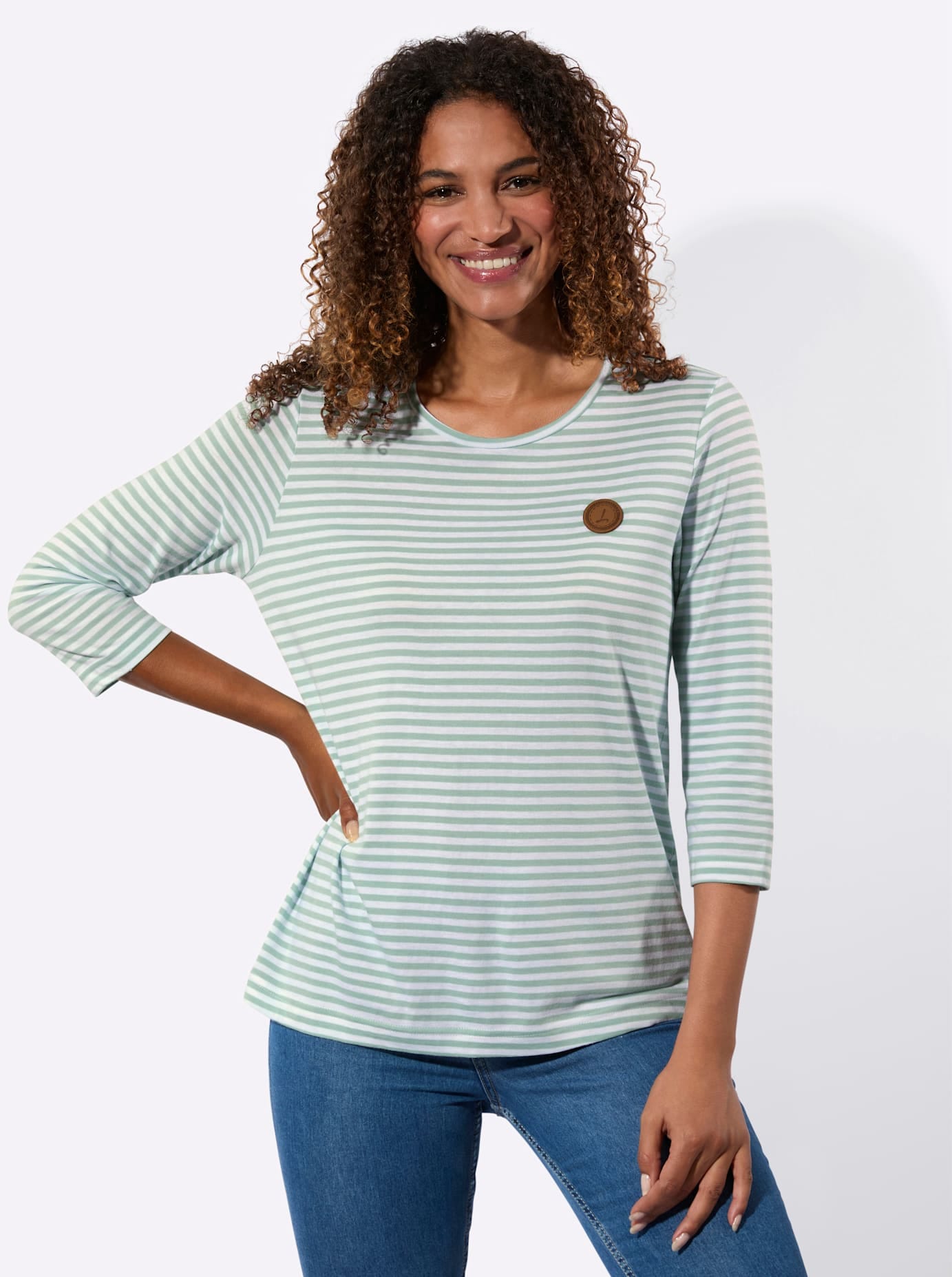 Casual Looks T-shirt à manches 3/4 »Kurzarm-Shirt« 1 pièces