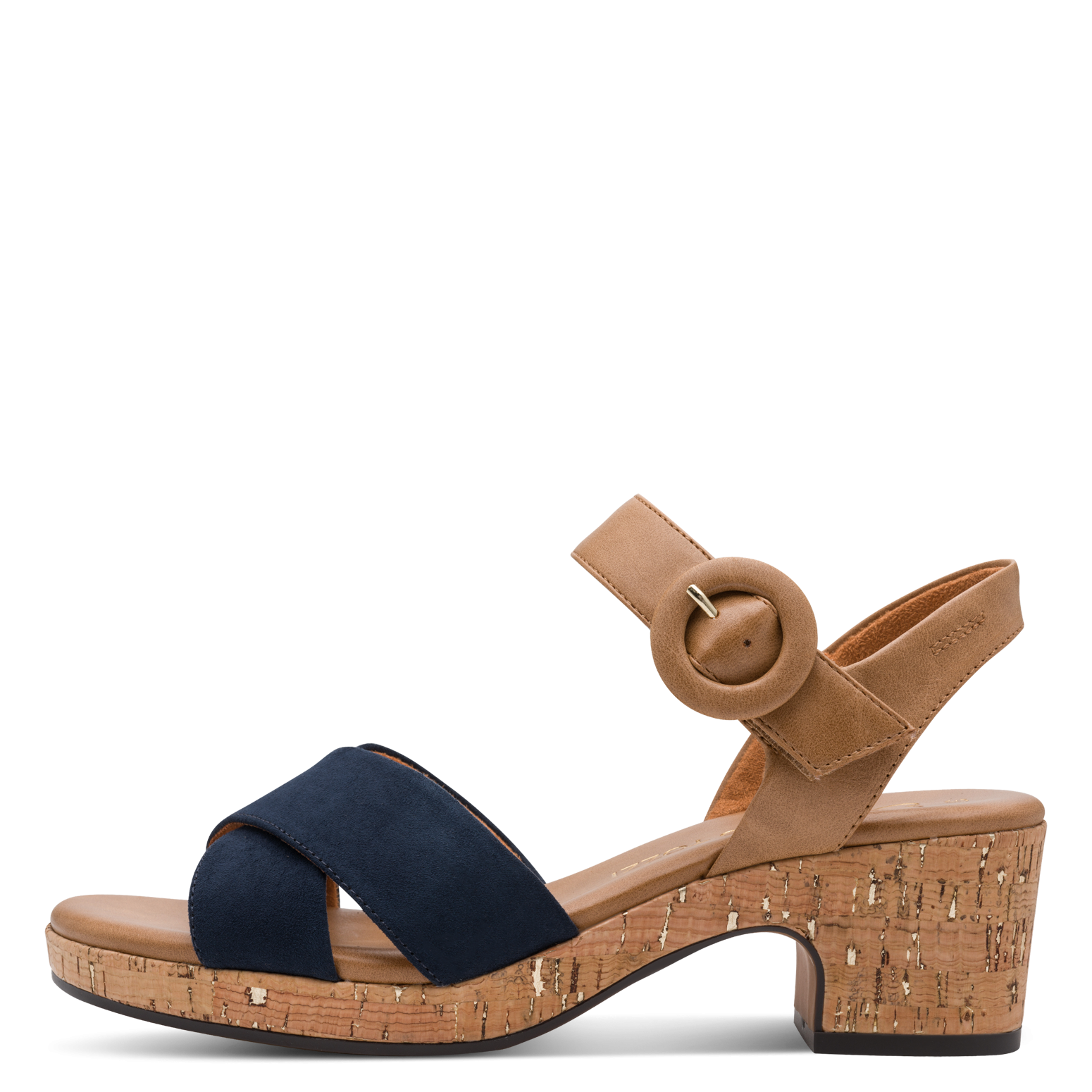 MARCO TOZZI Sandales  , Blockabsatz, Plateau, Sommerschuh, Sandale mit Feel Me-Ausstattung