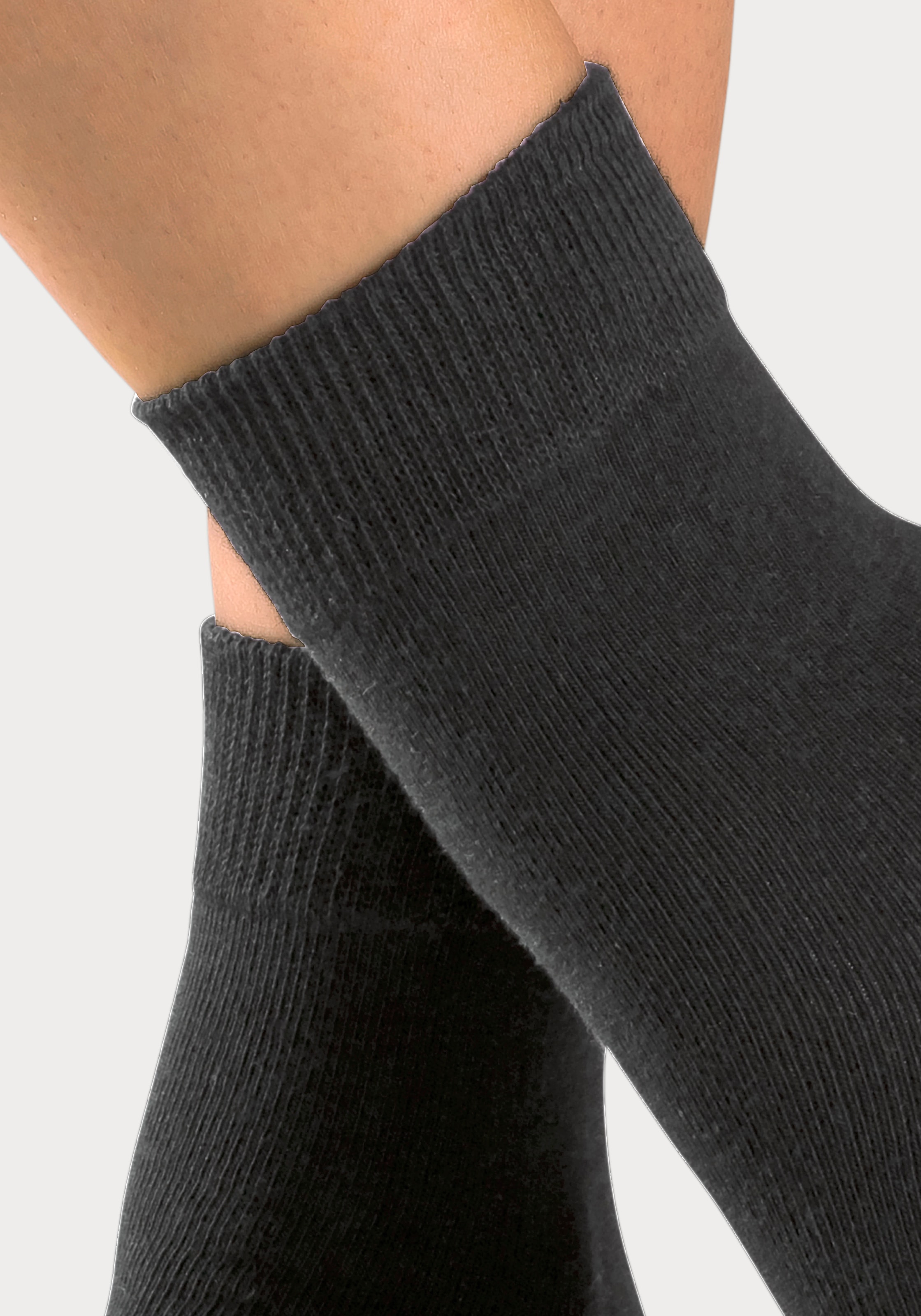 H.I.S Basicsocken, (Packung, 5 Paar), mit besonders weichem Bündchen