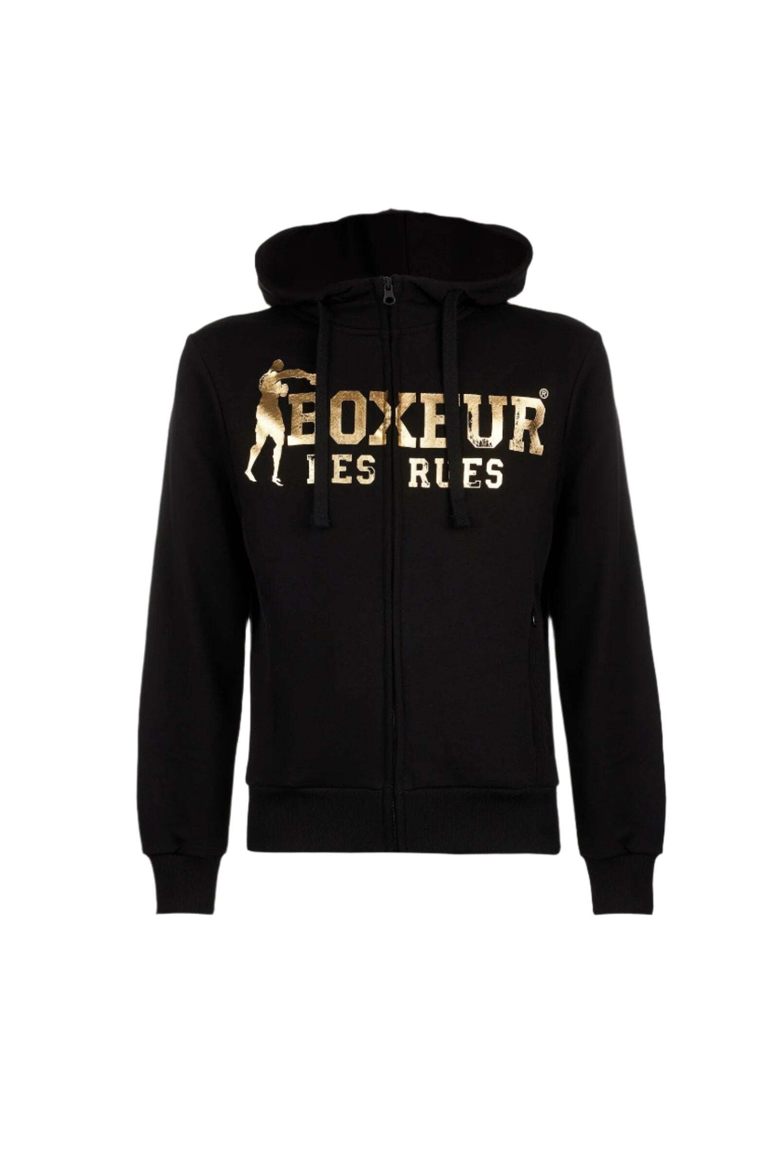 BOXEUR DES RUES Kapuzensweatjacke »BOXEUR DES RUES Kapuzenpullover Hooded Full Zip Sweatshirt«