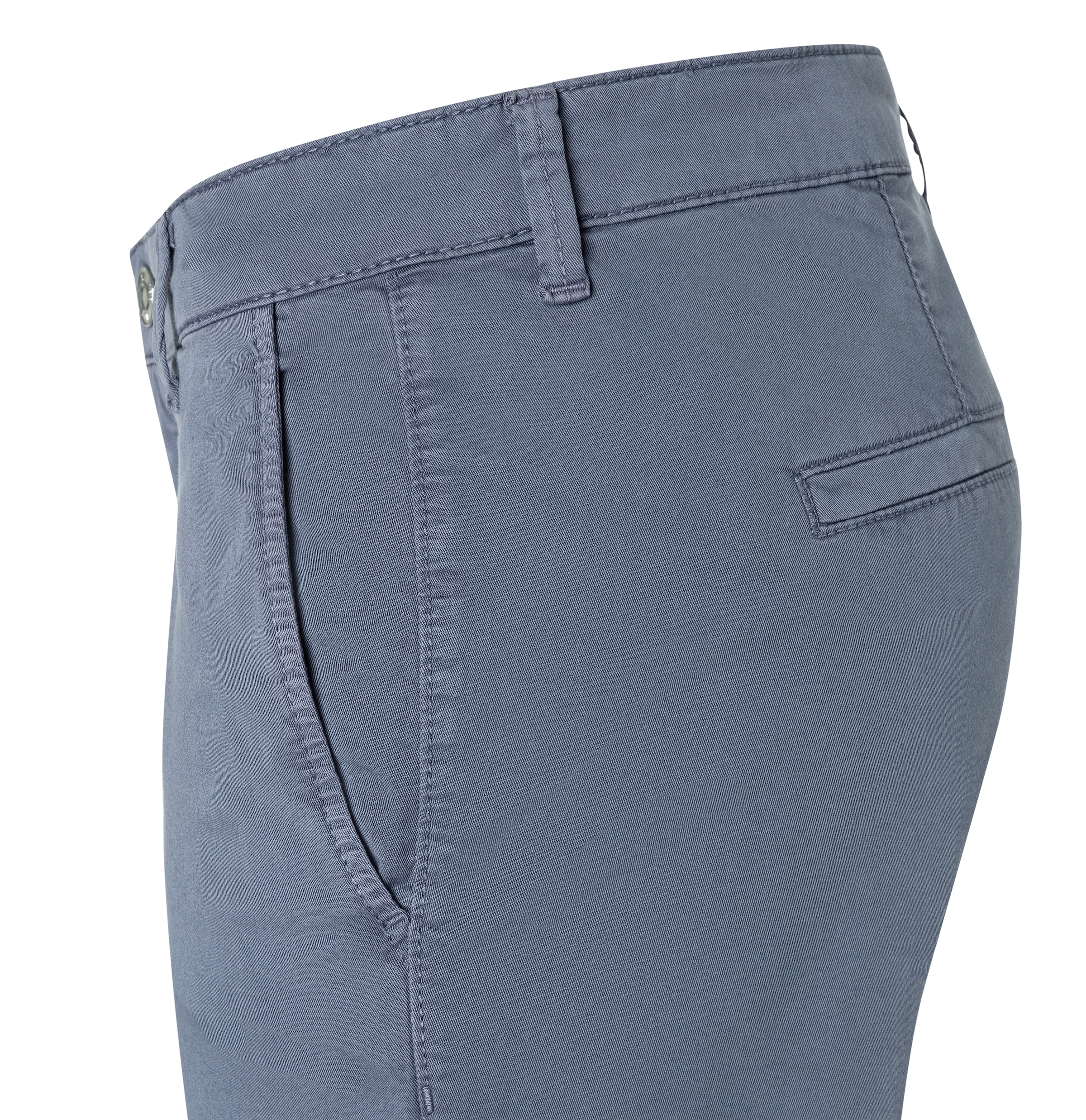 MAC Chinohose »CHINO turn up«, mit dezentem Glanz, elegant und sportiv zugleich