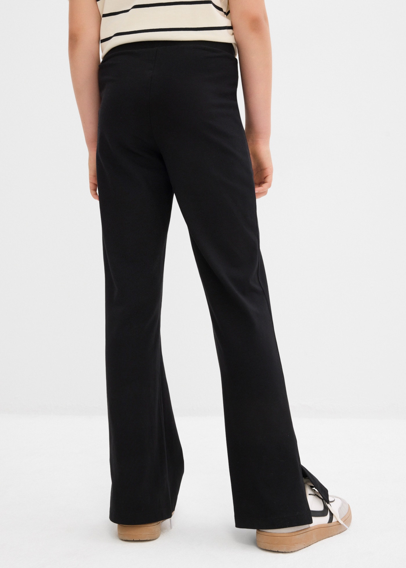 bonprix Jerseyhose  für Mädchen, Regular Fit, mit ausgestelltem Bein