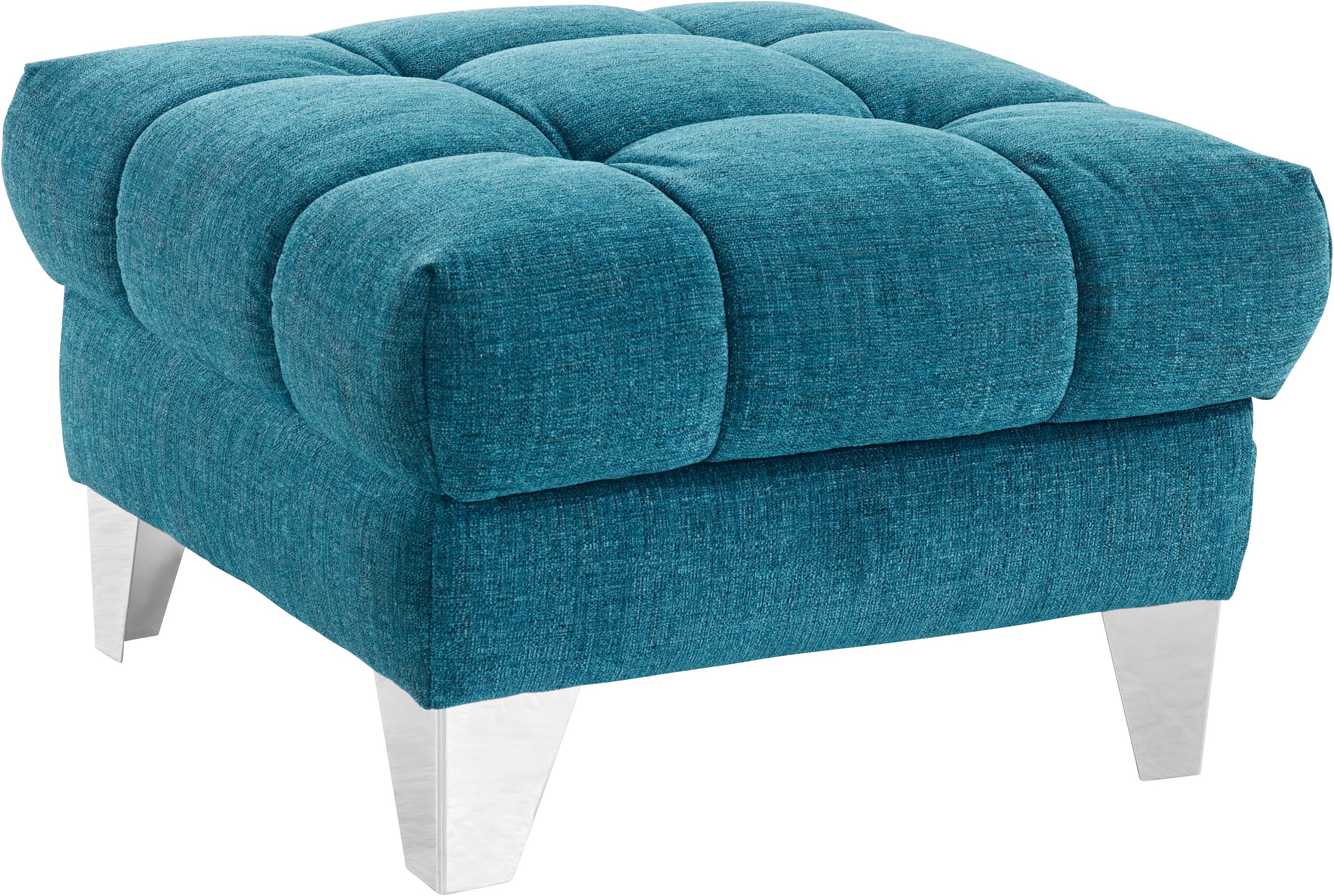 Image of Places of Style Polsterhocker »Bardi«, wahlweise mit Stauraum, auch in Aqua Clean-Bezug, passend zur "Bardi"-Serie bei Ackermann Versand Schweiz