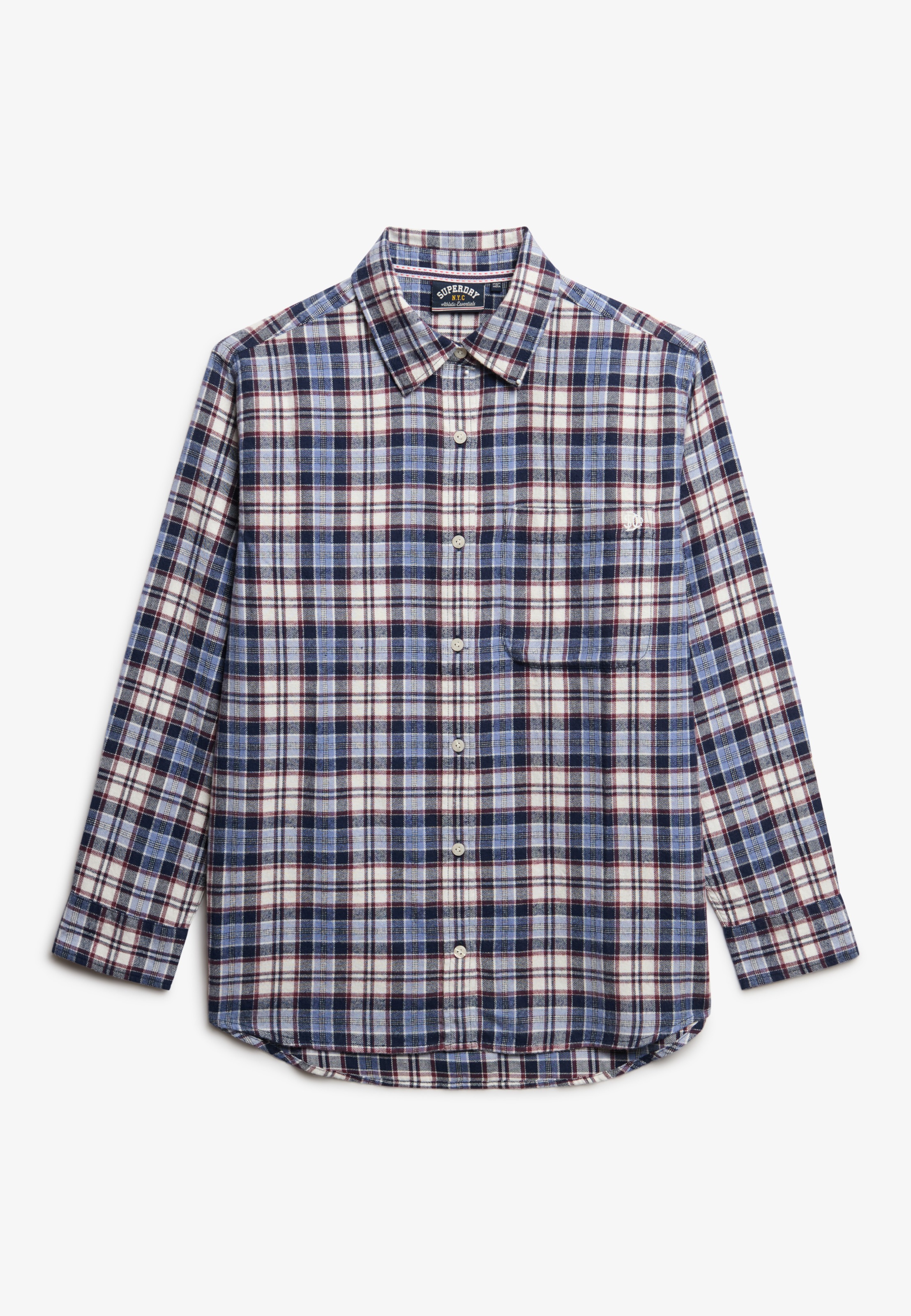 Superdry Karobluse »CHECK FLANNEL BOYFRIEND SHIRT«