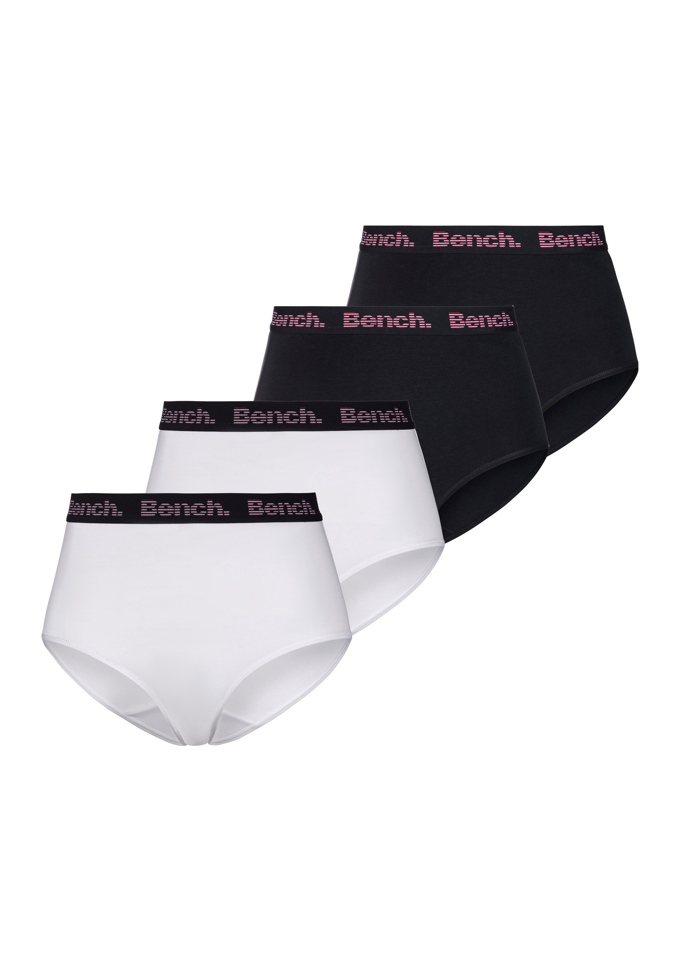 Image of Bench. High-Waist-Slip, (Packung, 4 St., 4er-Pack), mit weichem Logo-Webbündchen bei Ackermann Versand Schweiz