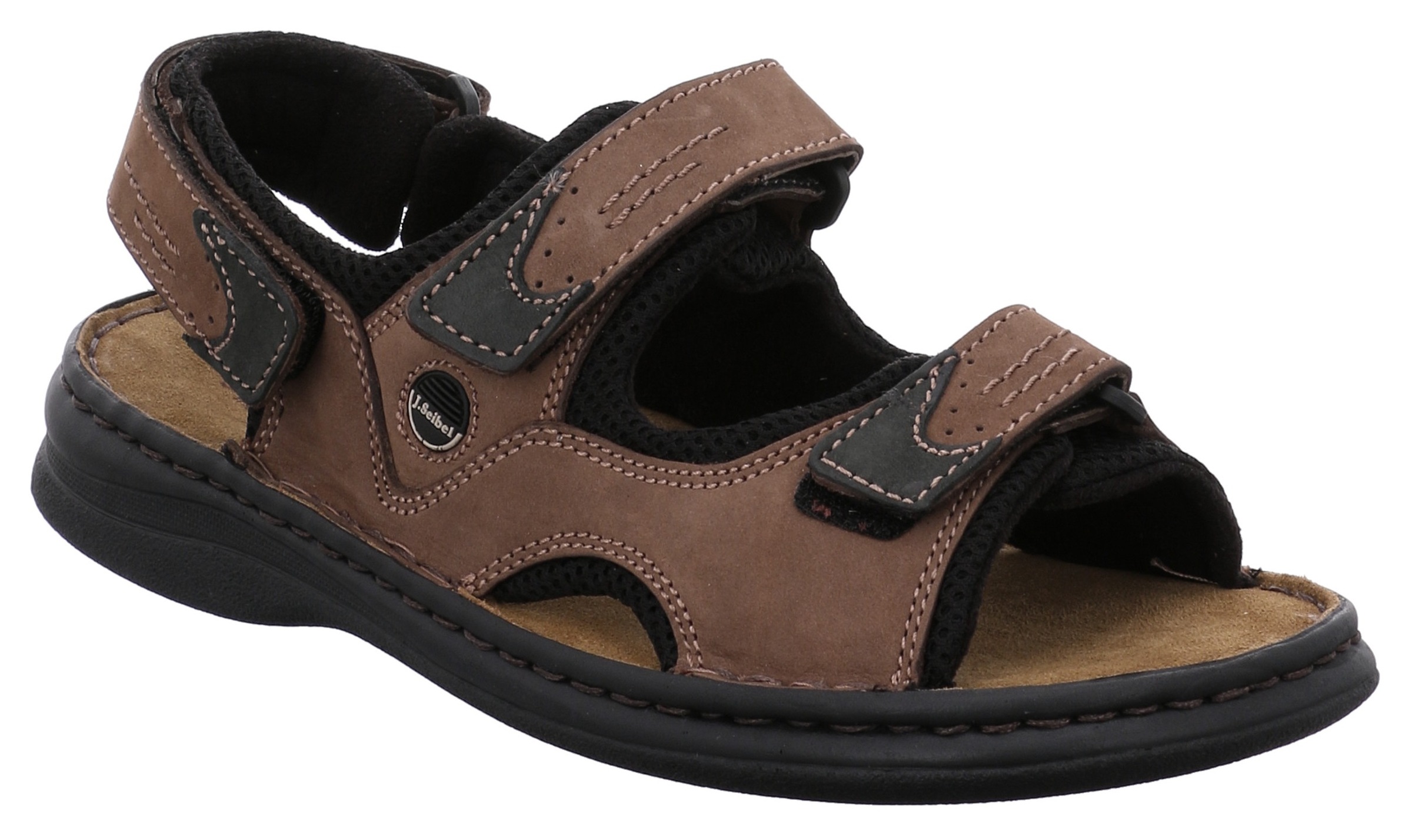Image of Josef Seibel Sandale "FRANKLYN", Sommerschuh, Klettschuh, Freizeitsandale, mit Kontrastnähten