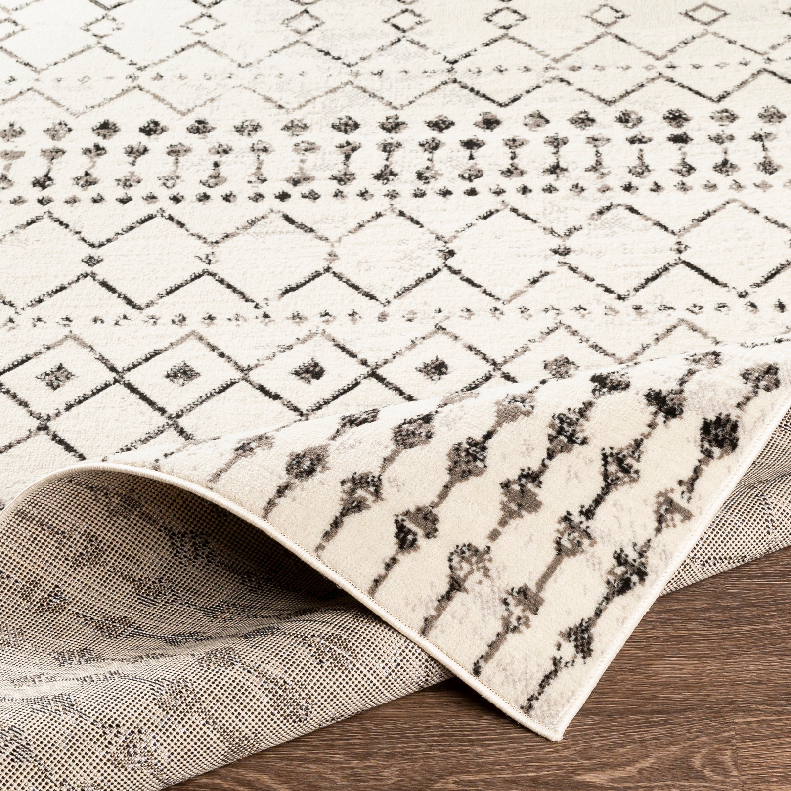 Livabliss Tapis »HEZE« Rectangulaire 11 mm Höhe Berber, Ethnisch Boho Kurzflor Wohnzimmerteppich, Schlafzimmer