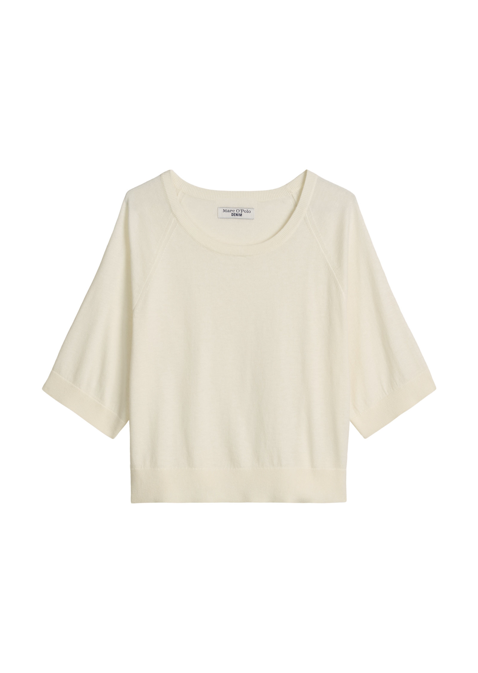 Marc O'Polo DENIM Pull à manches courtes relaxed aus weichem Organic-Cotton-Modal-Mix