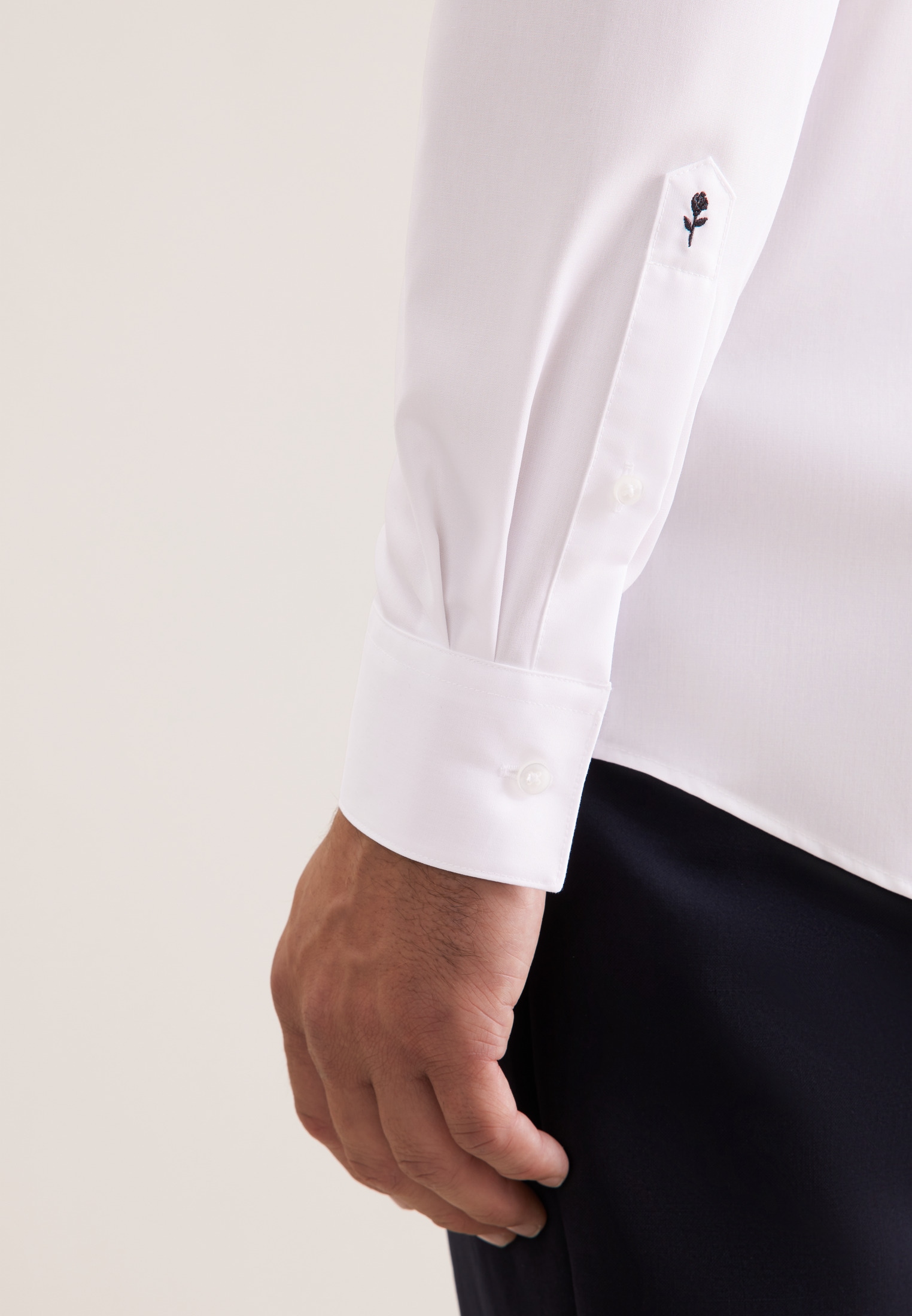 seidensticker Chemise de pilote »Pilotenhemd« Regular 1/1 Kentkragen Uni