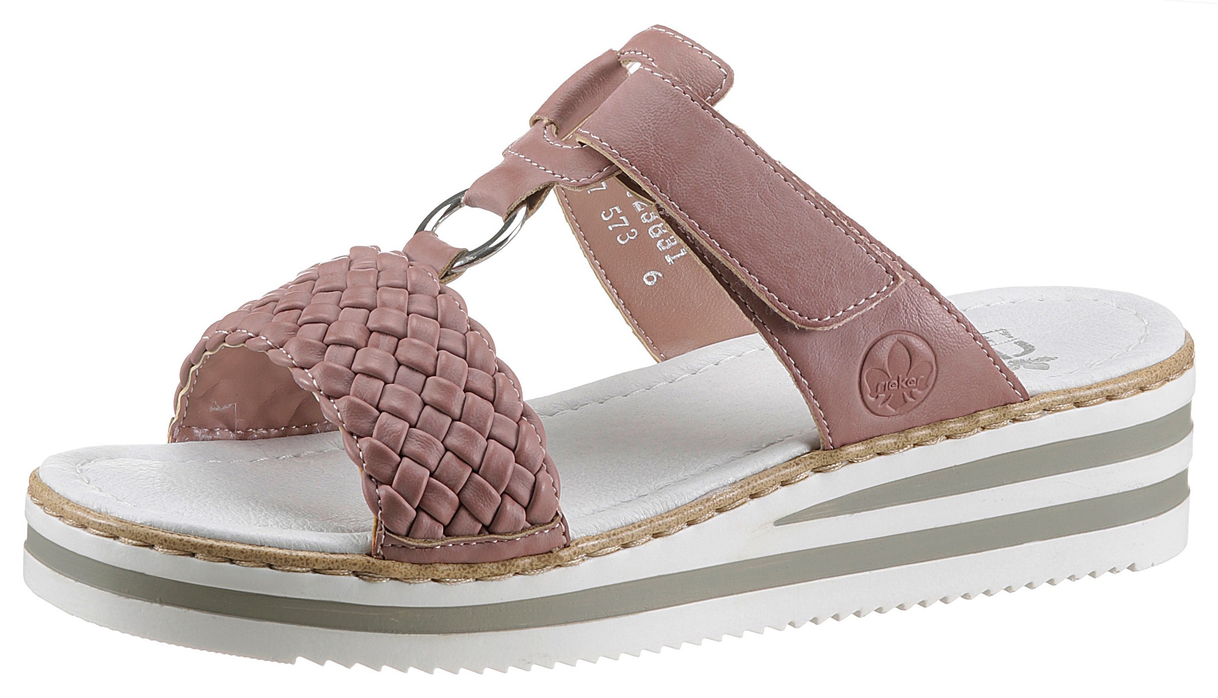 Image of Rieker Pantolette, mit schönem Flechtmuster bei Ackermann Versand Schweiz