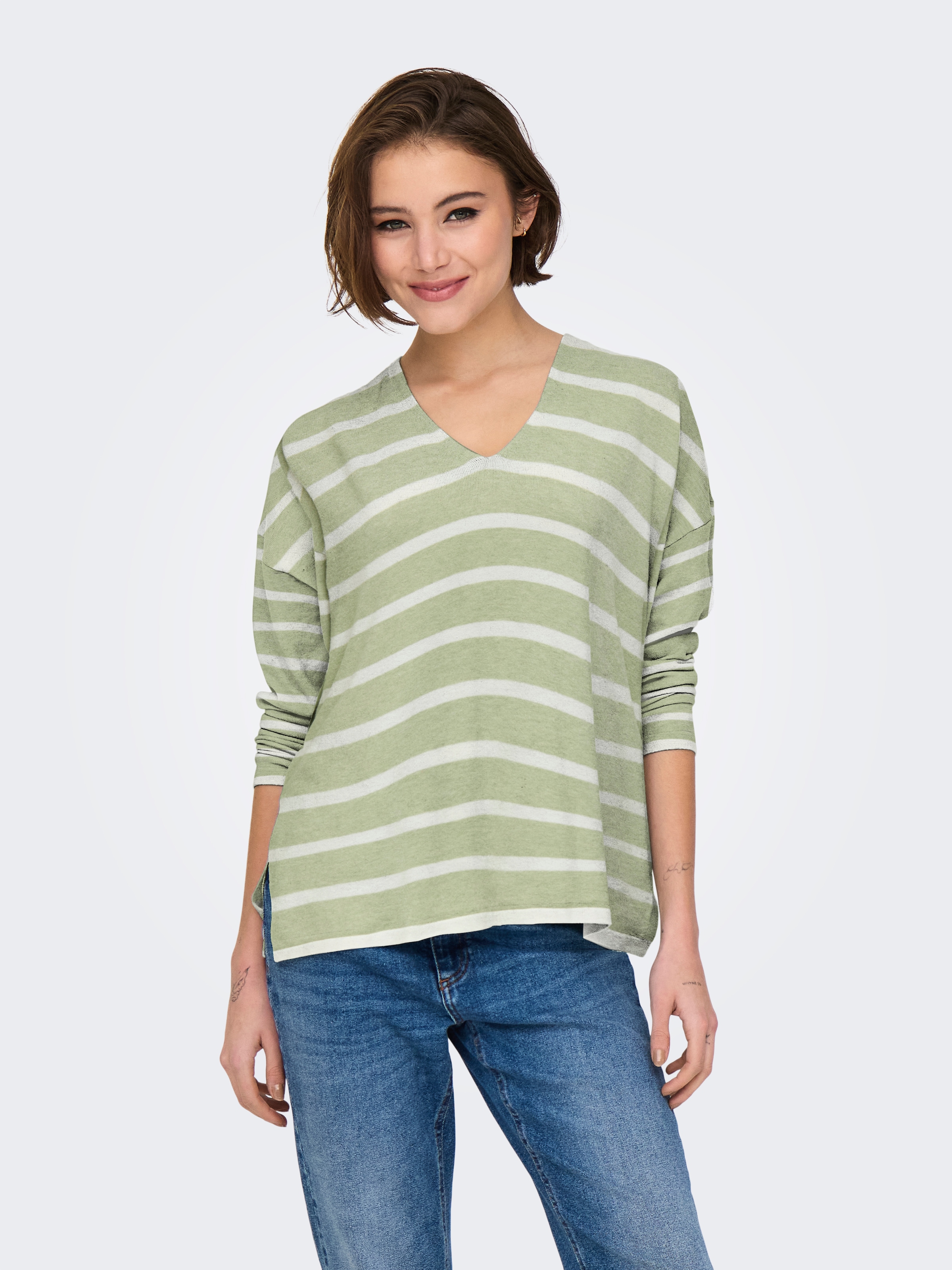 Image of ONLY Strickpullover "ONLAMALIO LIFE LS V-NECK KNT"