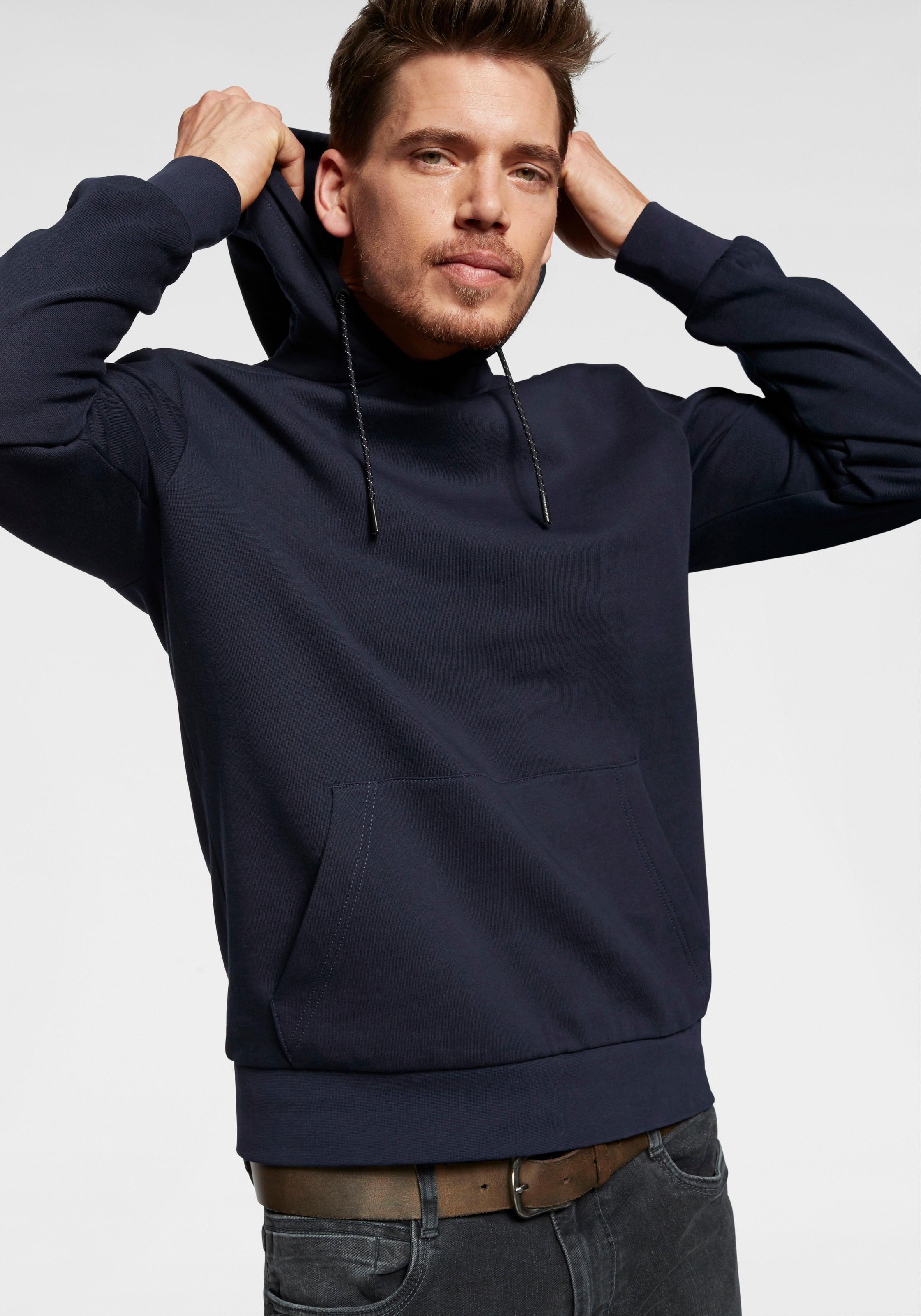 Image of s.Oliver Kapuzensweatshirt, innen weich angeraut bei Ackermann Versand Schweiz