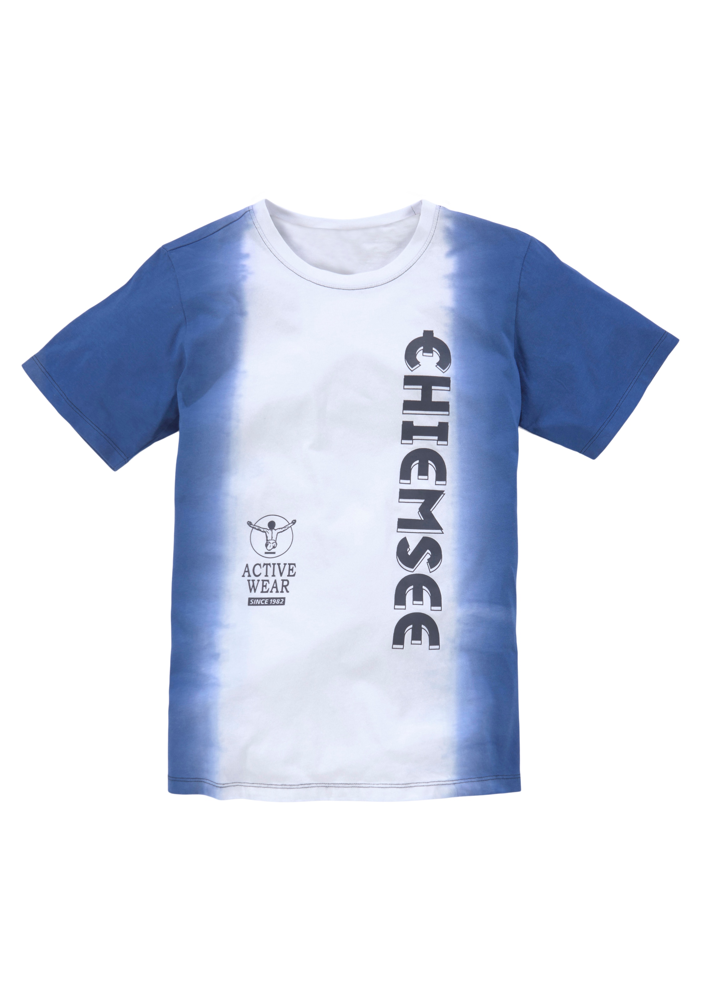 [Zu einem erstaunlichen Preis] Trendige Chiemsee coolem Logodruck T-Shirt Mindestbestellwert und ohne bestellen Dye«, Farbverlauf - versandkostenfrei mit »Dip