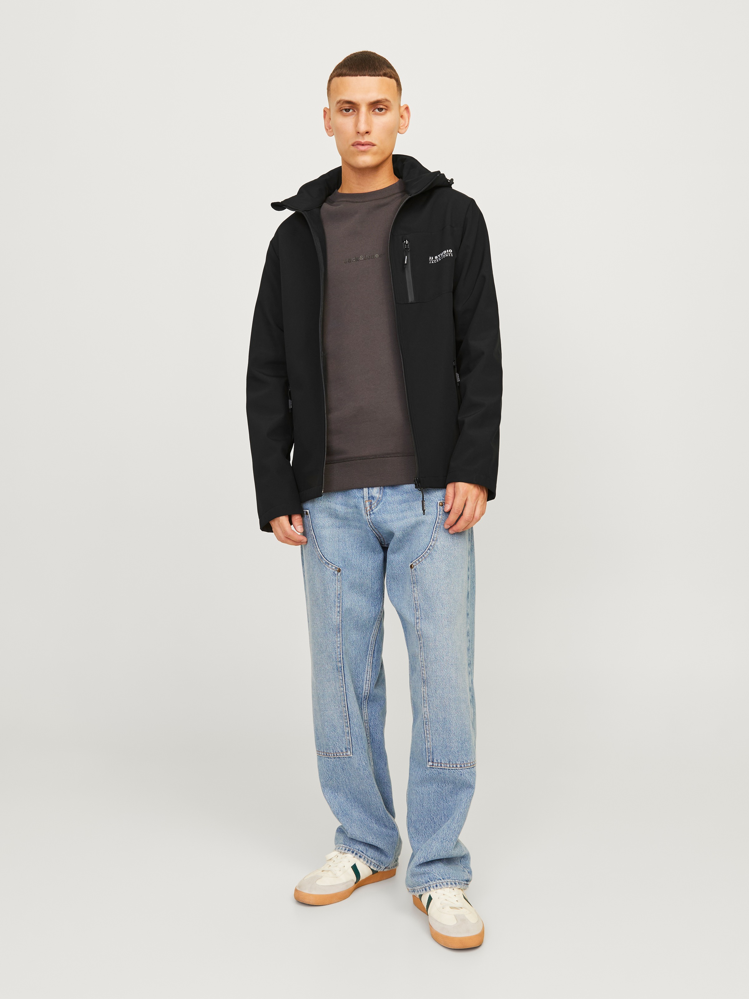 Jack & Jones Softshelljacke »JJTAYLOR SOFTSHELL JACKET«, mit Kapuze