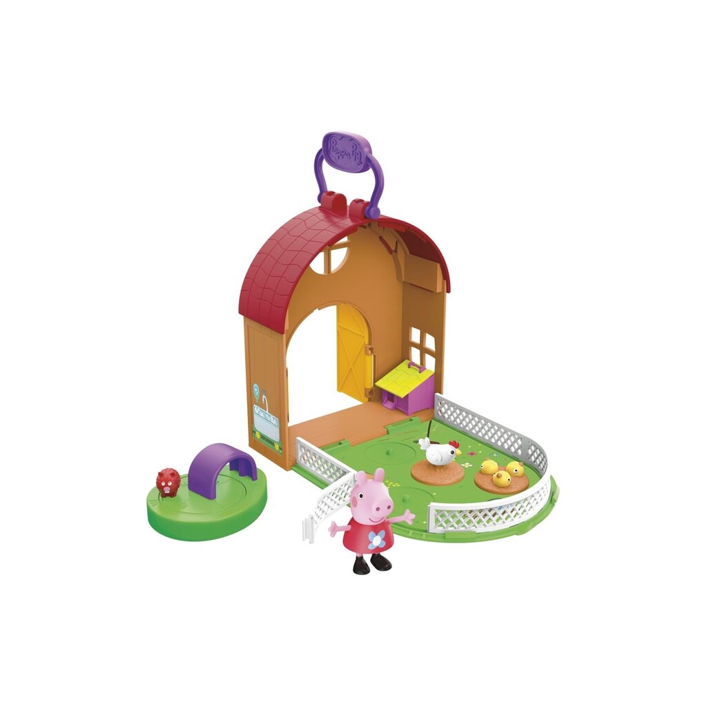 Hasbro Spielfigur »Peppa Pig Besuch im Streichelzoo«