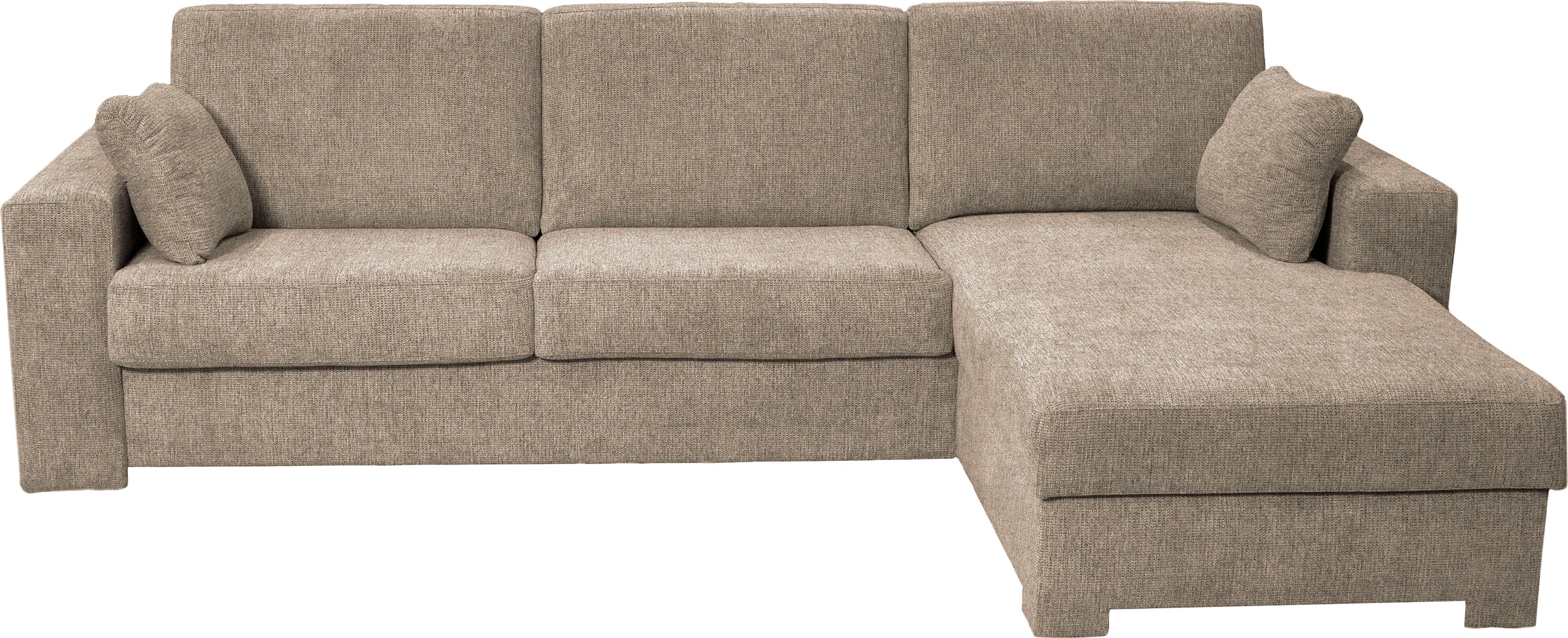 Home affaire Ecksofa Roma "L" Dauerschlaffunktion, mit Unterfederung, Matratzenhöhe 14cm, Liegemasse ca 163x198 cm, L-Form