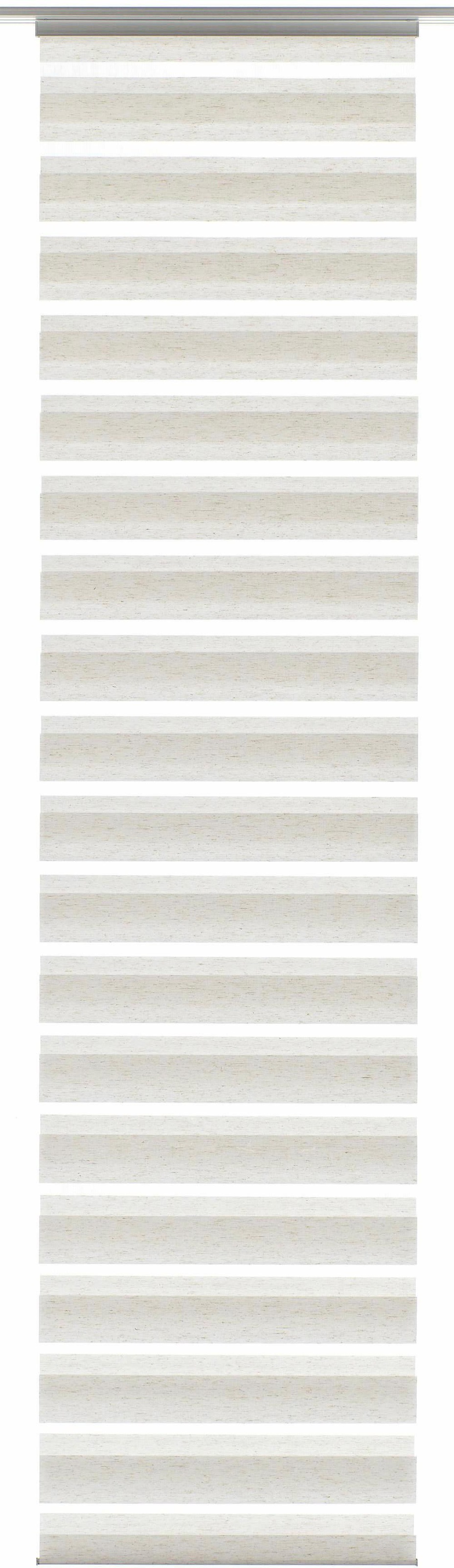 Image of GARDINIA Schiebegardine »Flächenvorhang Day+Night«, (1 St.), HxB: 245x60, Doppelrollo-Optik, Innovative + patentierte Technik bei Ackermann Versand Schweiz