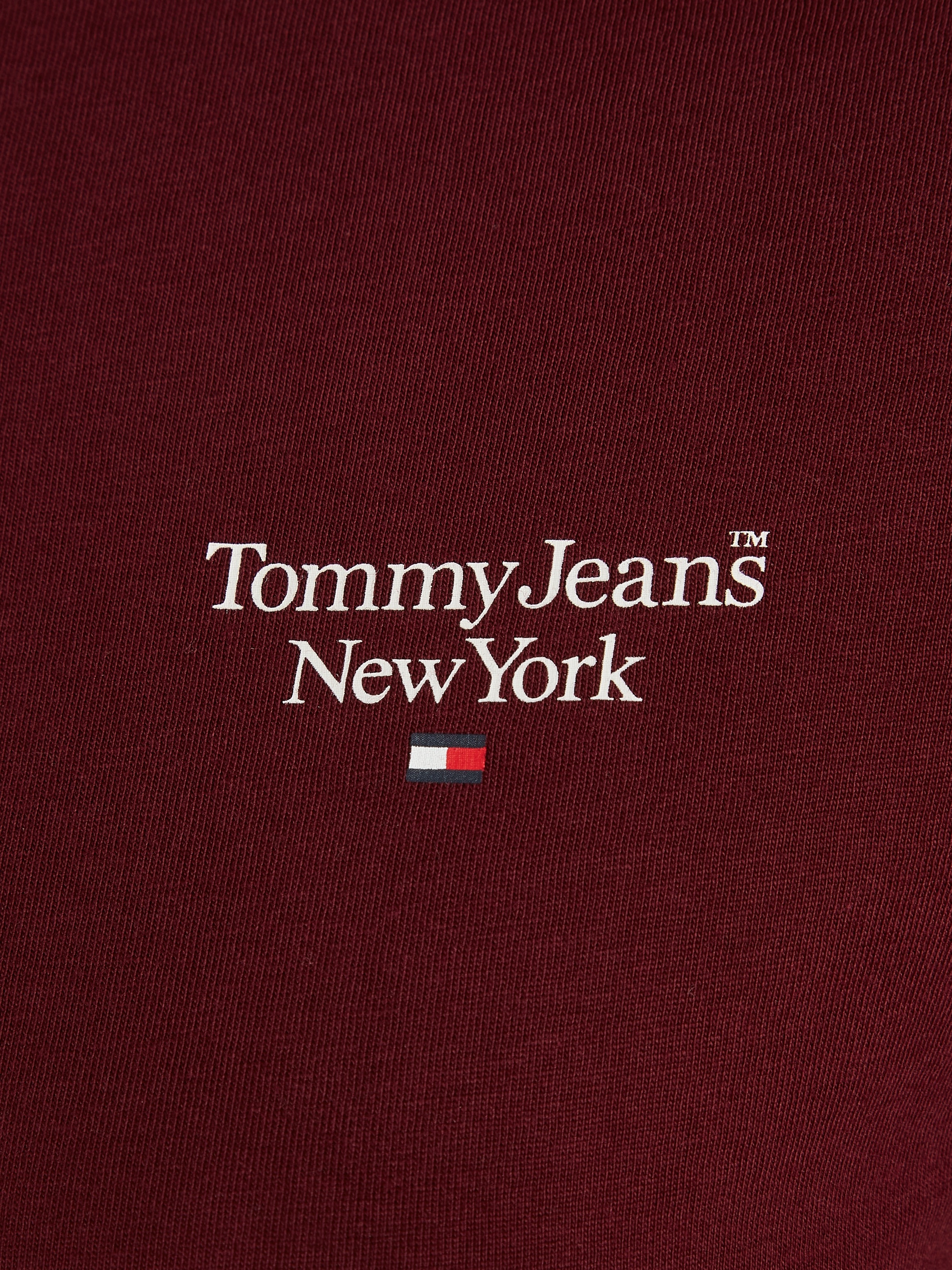Tommy Jeans Curve T-Shirt »TJW SLIM ESSENTIAL LOGO 2 LS EXT«, in Grossen Grössen mit Logoschriftzug