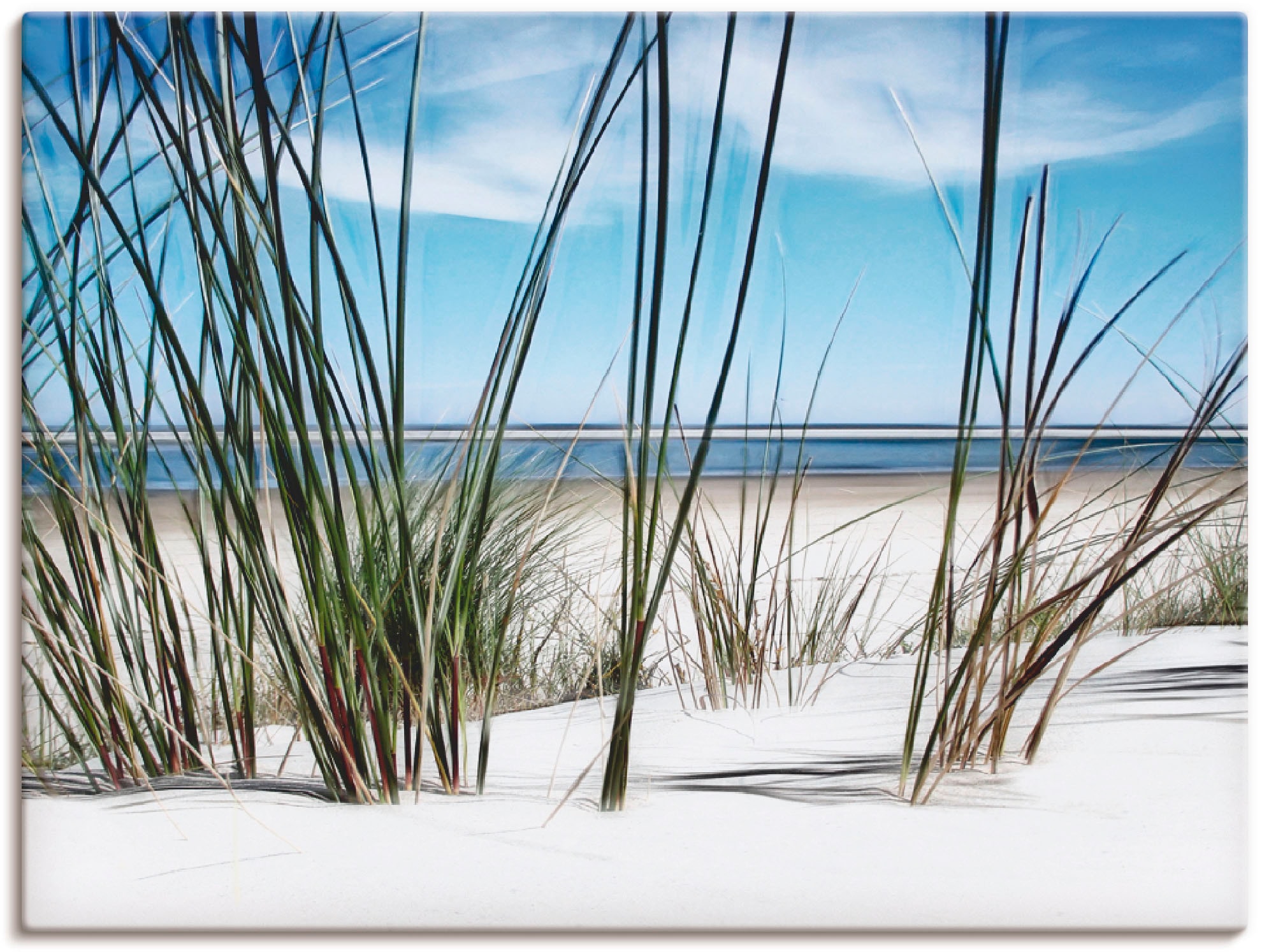 Image of Artland Leinwandbild "Düne" Strand 1 Stk. tlg. auf Holzrahmen gespannt