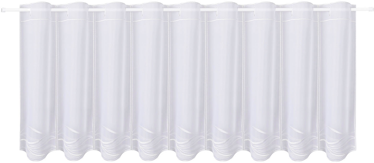 Image of Gerster Scheibengardine nach Mass »Gerta«, (1 St.), Stickereipanneau mit Wellen bestickt bei Ackermann Versand Schweiz