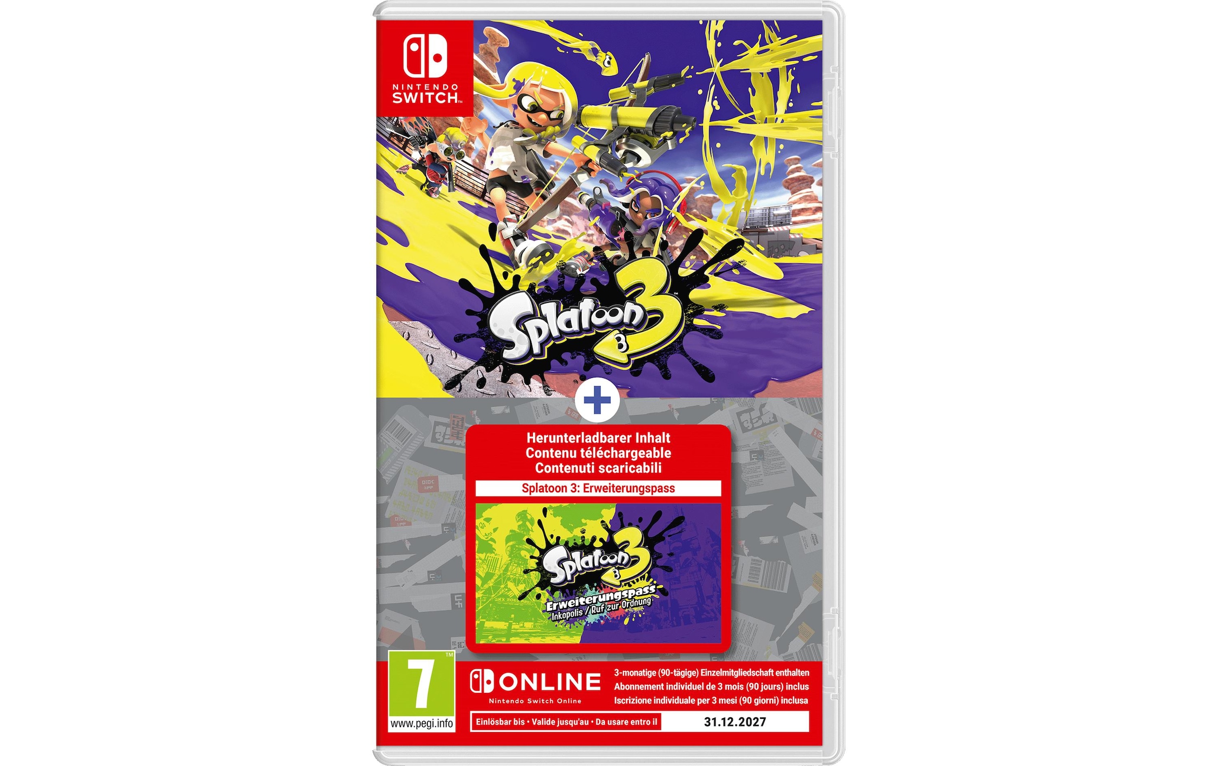 Spielesoftware »Splatoon 3 + Erweiterungspass«, Nintendo Switch