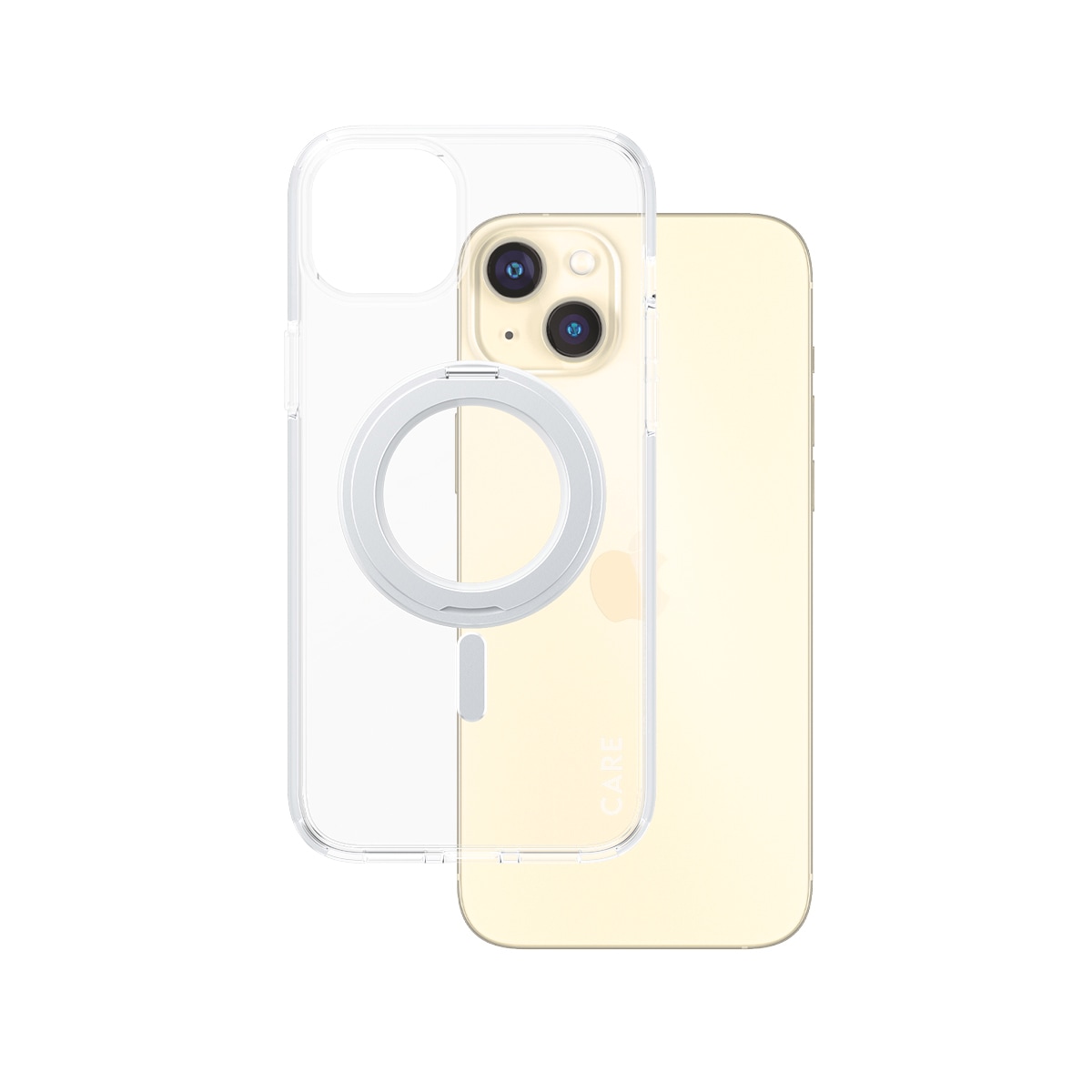Image of CARE by PanzerGlass Handyhülle "Kickstand Case für Apple iPhone 15 Pro Max" Apple iPhone 15 Pro Max Backcover, Schutzhülle, Handyschutzhülle, Case, Schutzcase, stossfest
