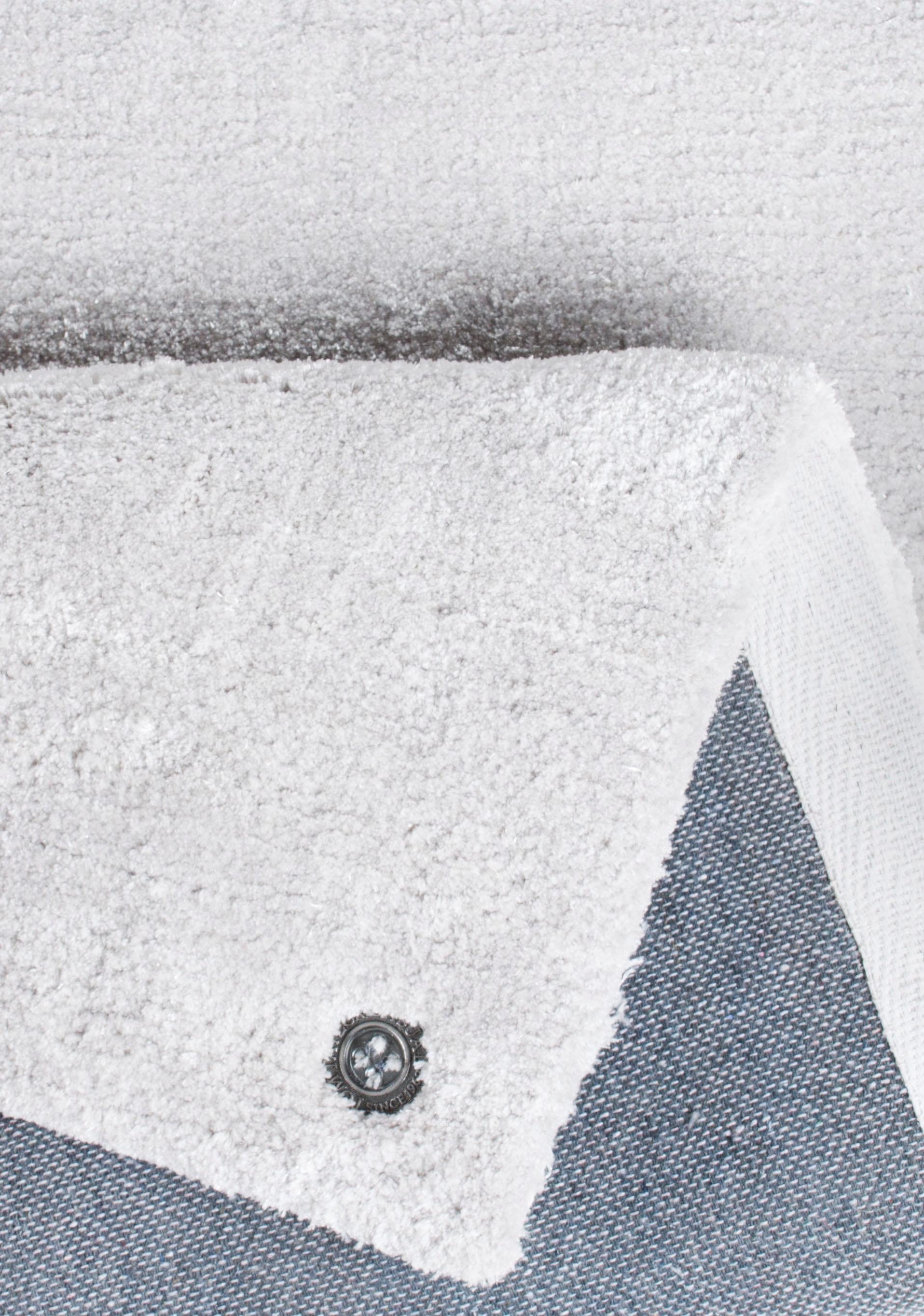 TOM TAILOR HOME Teppich »Powder uni«, rechteckig, 12 mm Höhe, Uni-Farben, besonders weich und flauschig