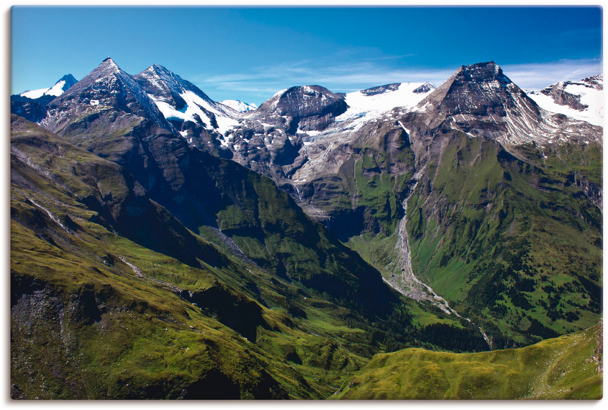 Image of Artland Wandbild "Berge rund um den Grossglockner" Berge 1 Stk. tlg. als Leinwandbild, Poster in verschied. Grössen