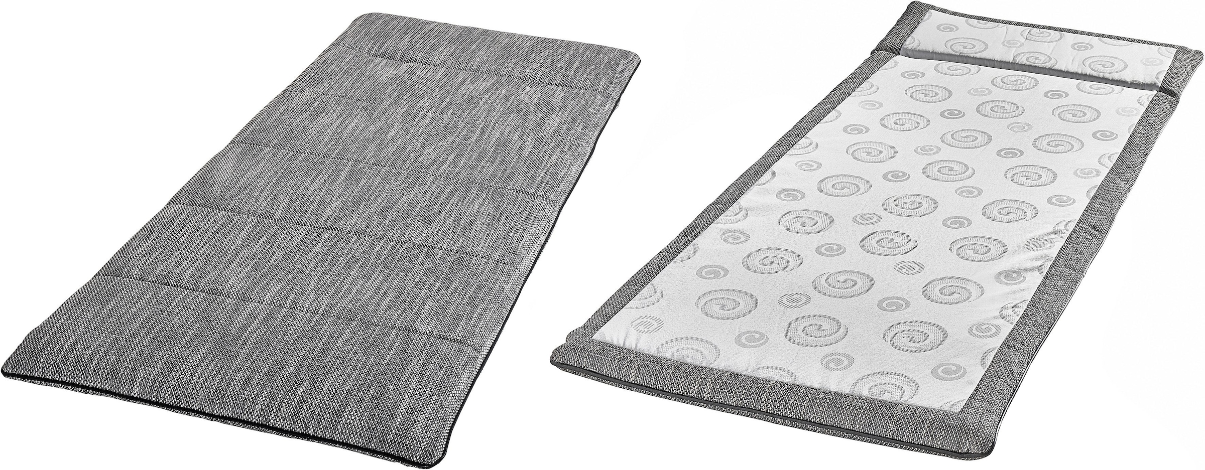 INOSIGN Ecksofa »Boxspringbett Night & Day L-Form mit Dauer-Schlaffunktion o. Armlehnen«, mit Boxspring-Bettfunktion 164x200 cm und Bettkasten, Dauerschläfer!
