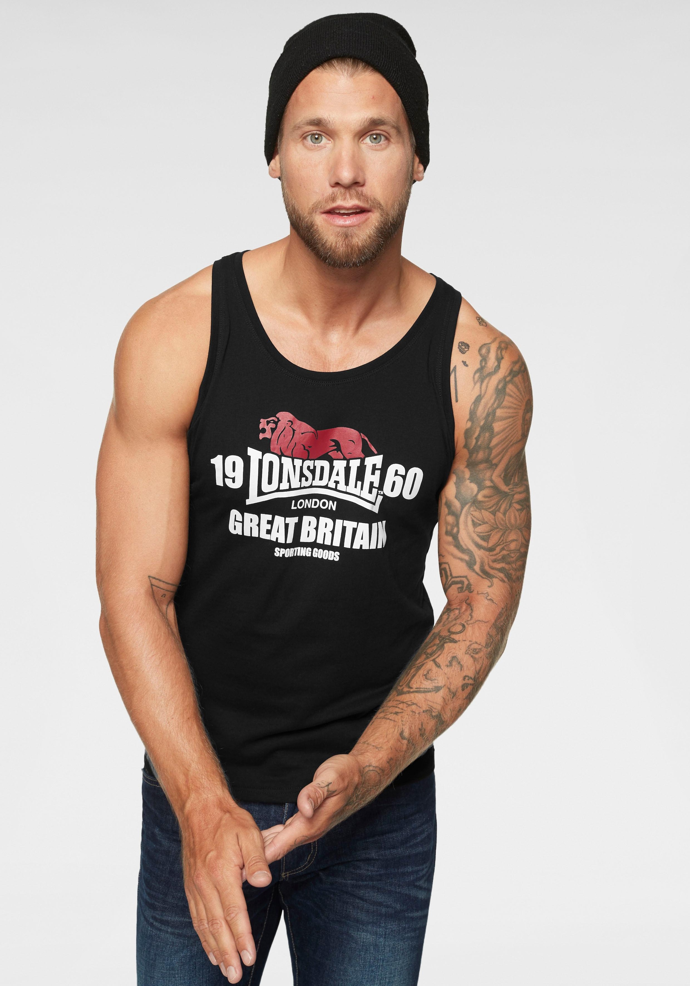 Lonsdale Tanktop, (Packung, 2 tlg., 2er-Pack)