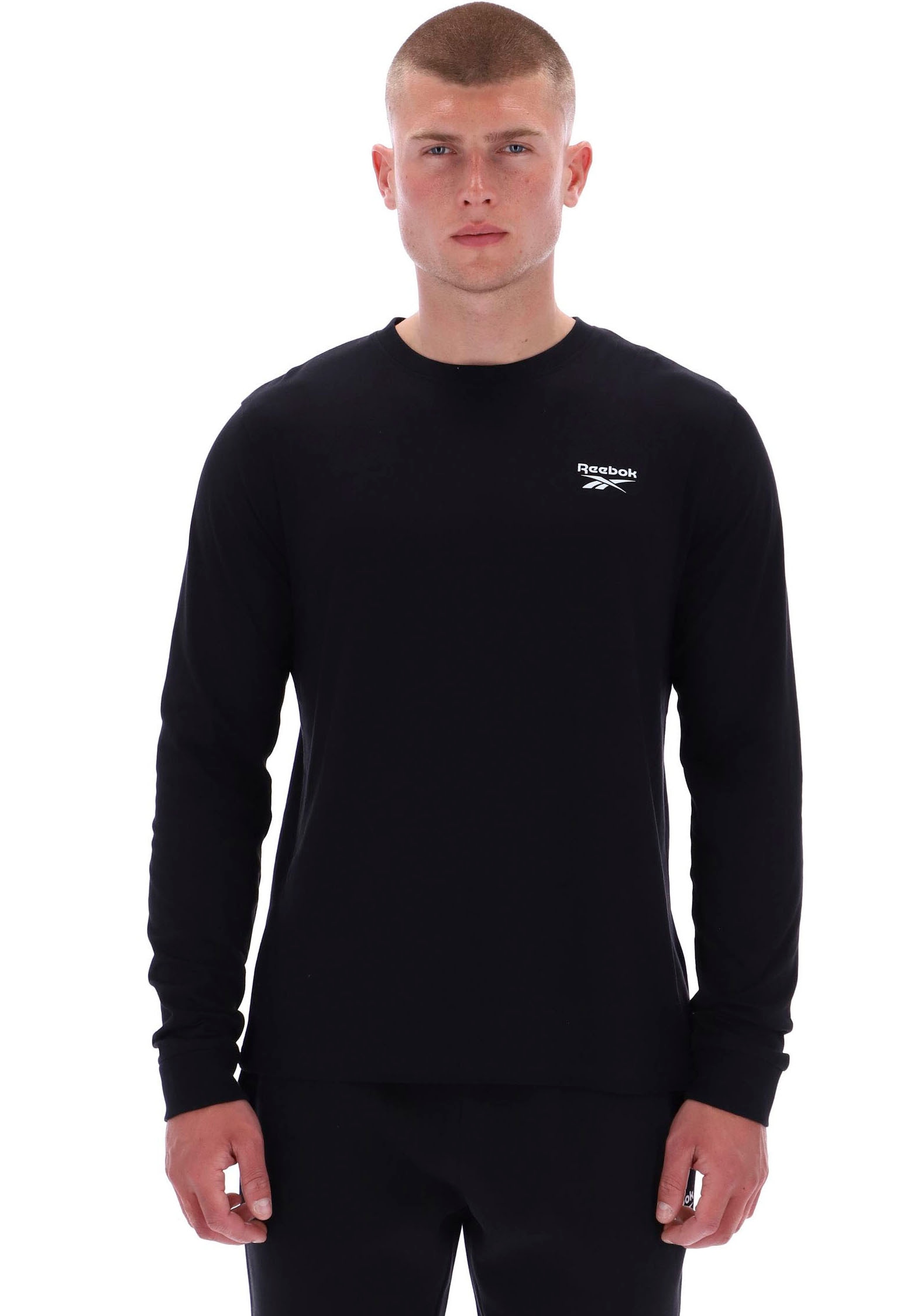 Image of Reebok T-Shirt "ENZO SMALL LOGO CREW NECK LS TEE"