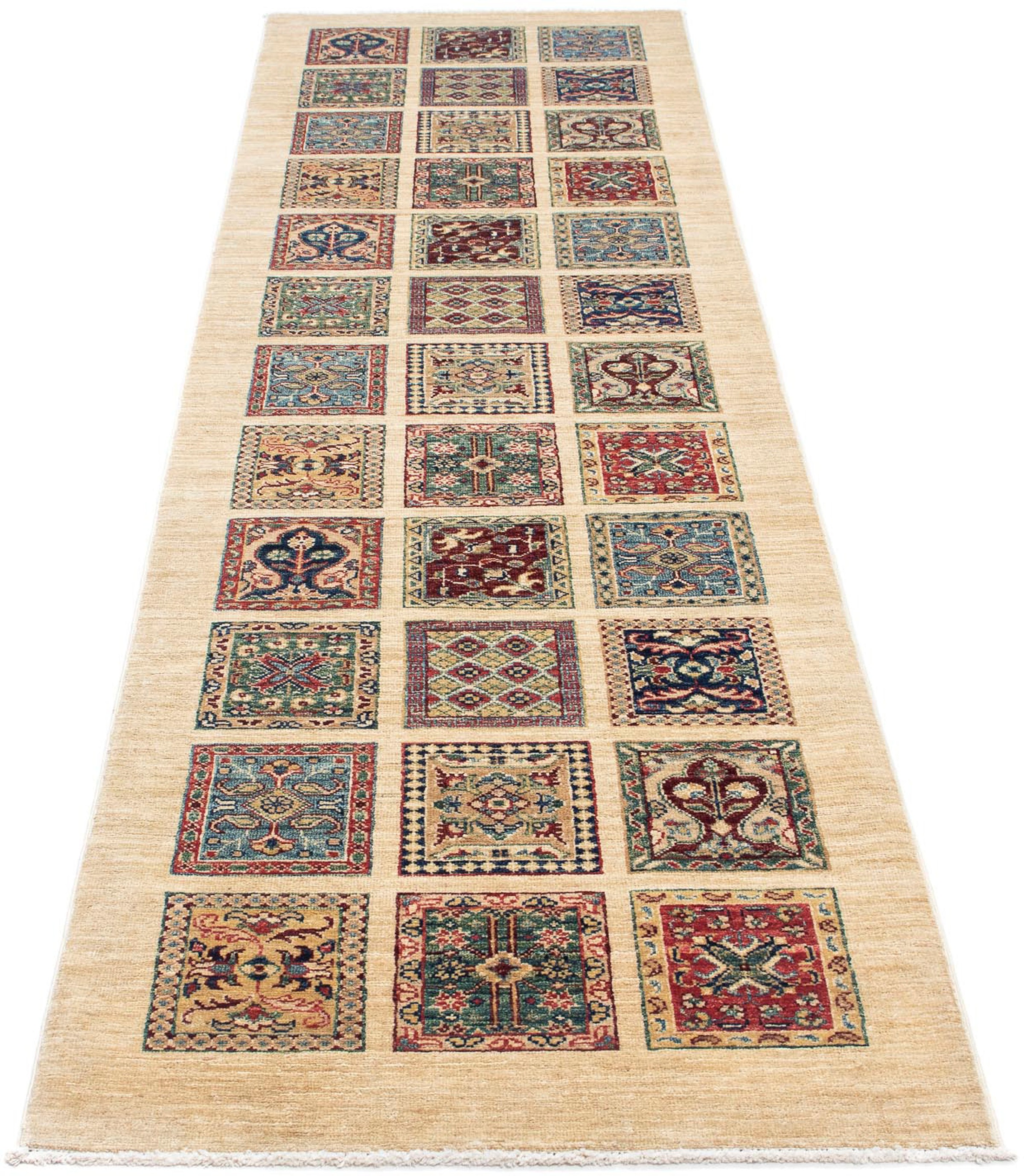 Image of morgenland Orientteppich »Ziegler - Bachtiari - 283 x 75 cm - beige«, rechteckig, 6 mm Höhe, Wohnzimmer, Handgeknüpft, Einzelstück mit Zertifikat bei Ackermann Versand Schweiz