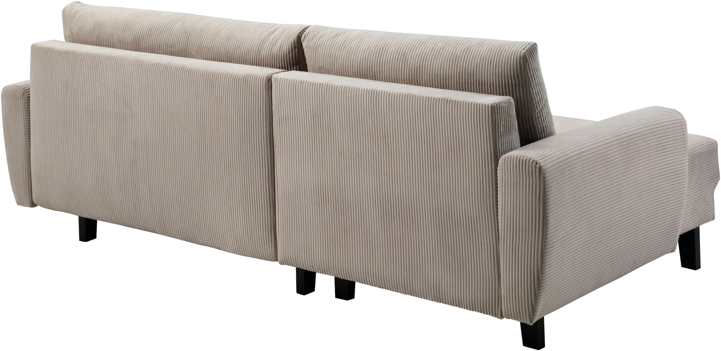 ATLANTIC home collection Ecksofa »Leonid L-Form«, mit Schlaffunktion und Bettkasten