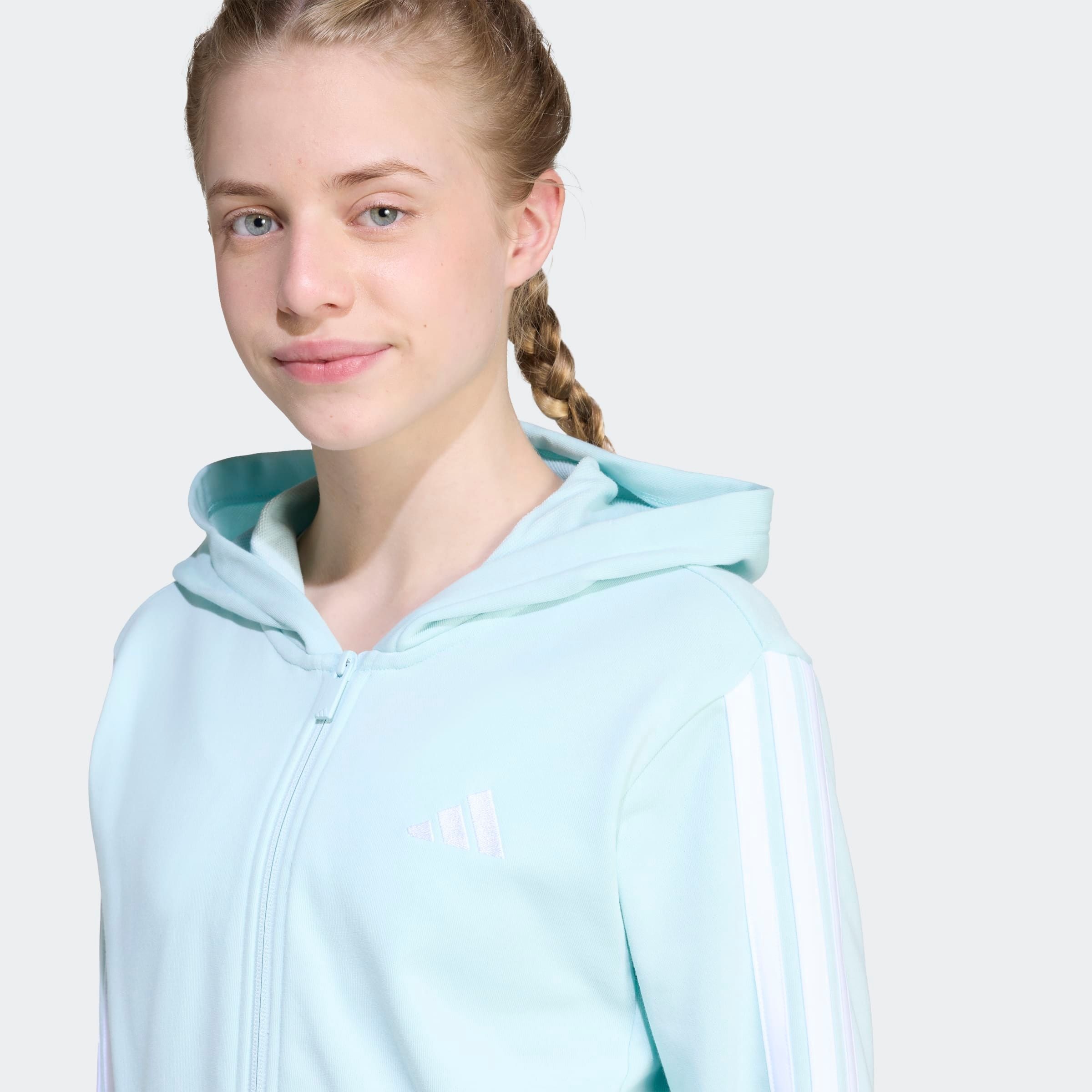 adidas Sportswear Kapuzensweatshirt »JG 3S FT FZ CRO«