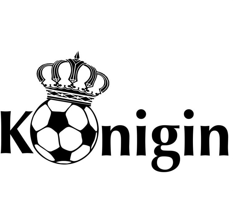 Image of Wall-Art Wandtattoo »Fussball Fussballkönigin«, (1 St.) bei Ackermann Versand Schweiz