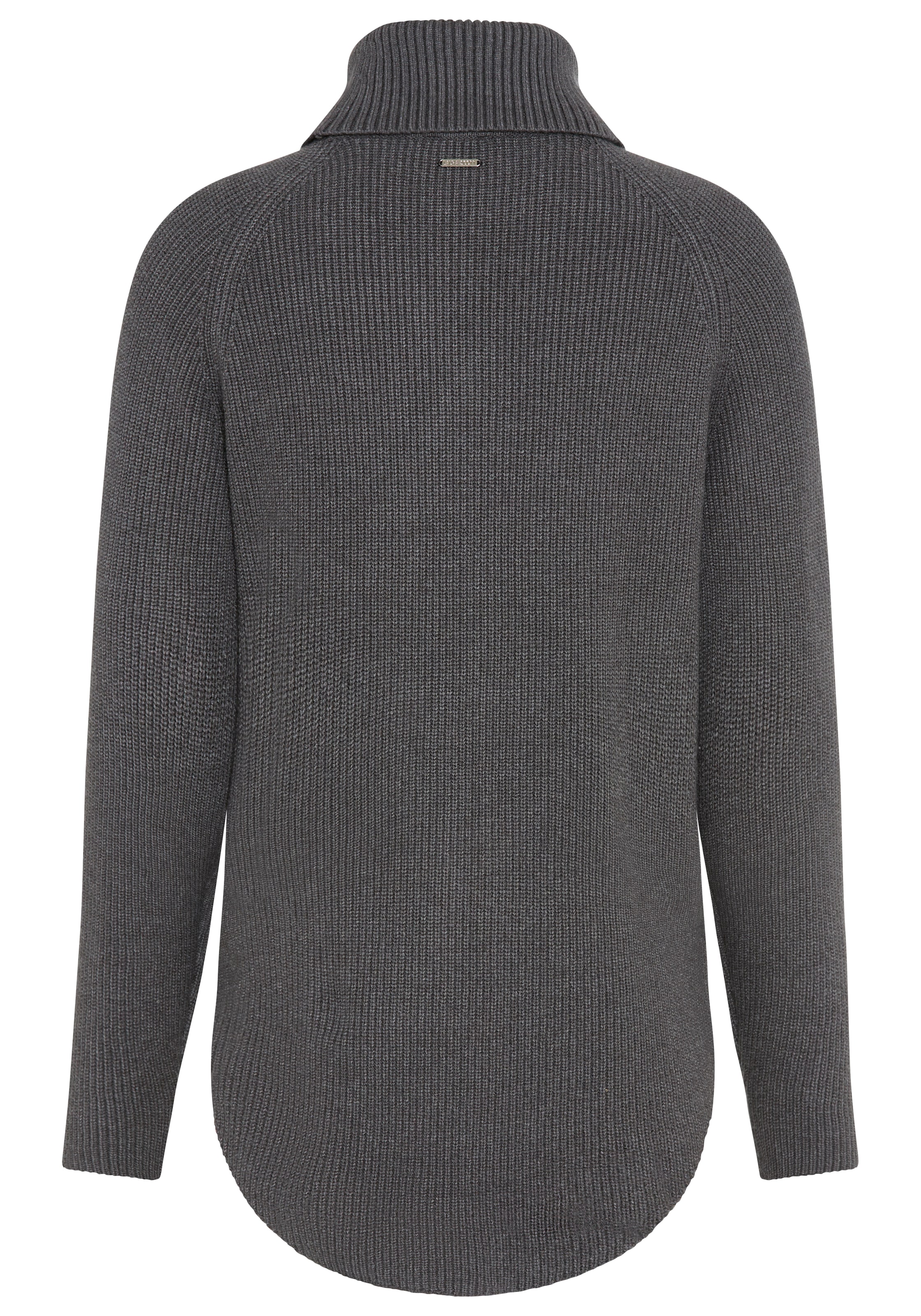 Laura Scott Strickpullover »mit Rollkragen und figurumspielender Passform« aus kuscheliger Viskosemischung