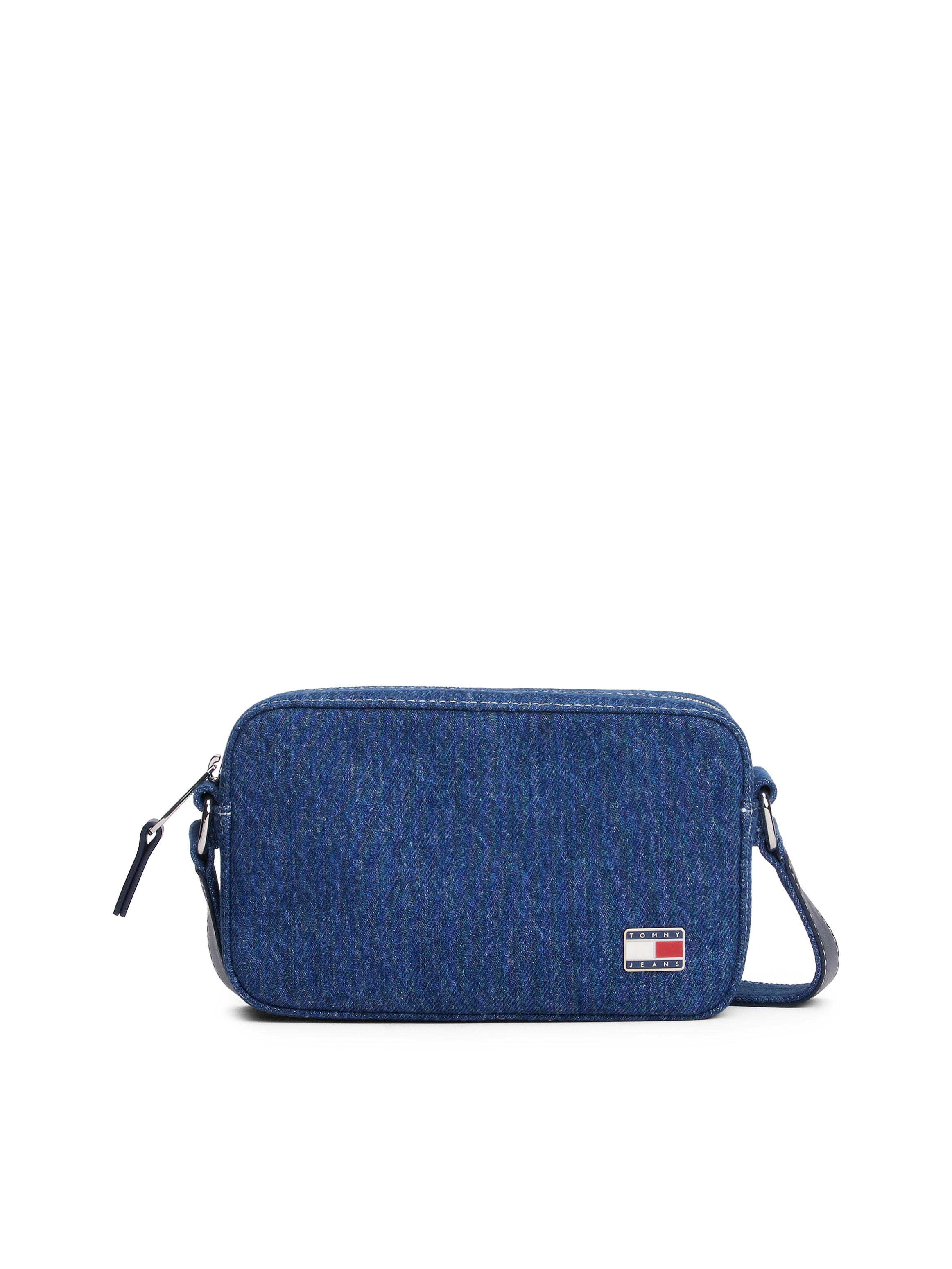 Image of Tommy Jeans Mini Bag "TJW COOL DENIM CAMERA BAG", Damen Schultertasche, Minibag, Umhängetasche mit Logoflagge