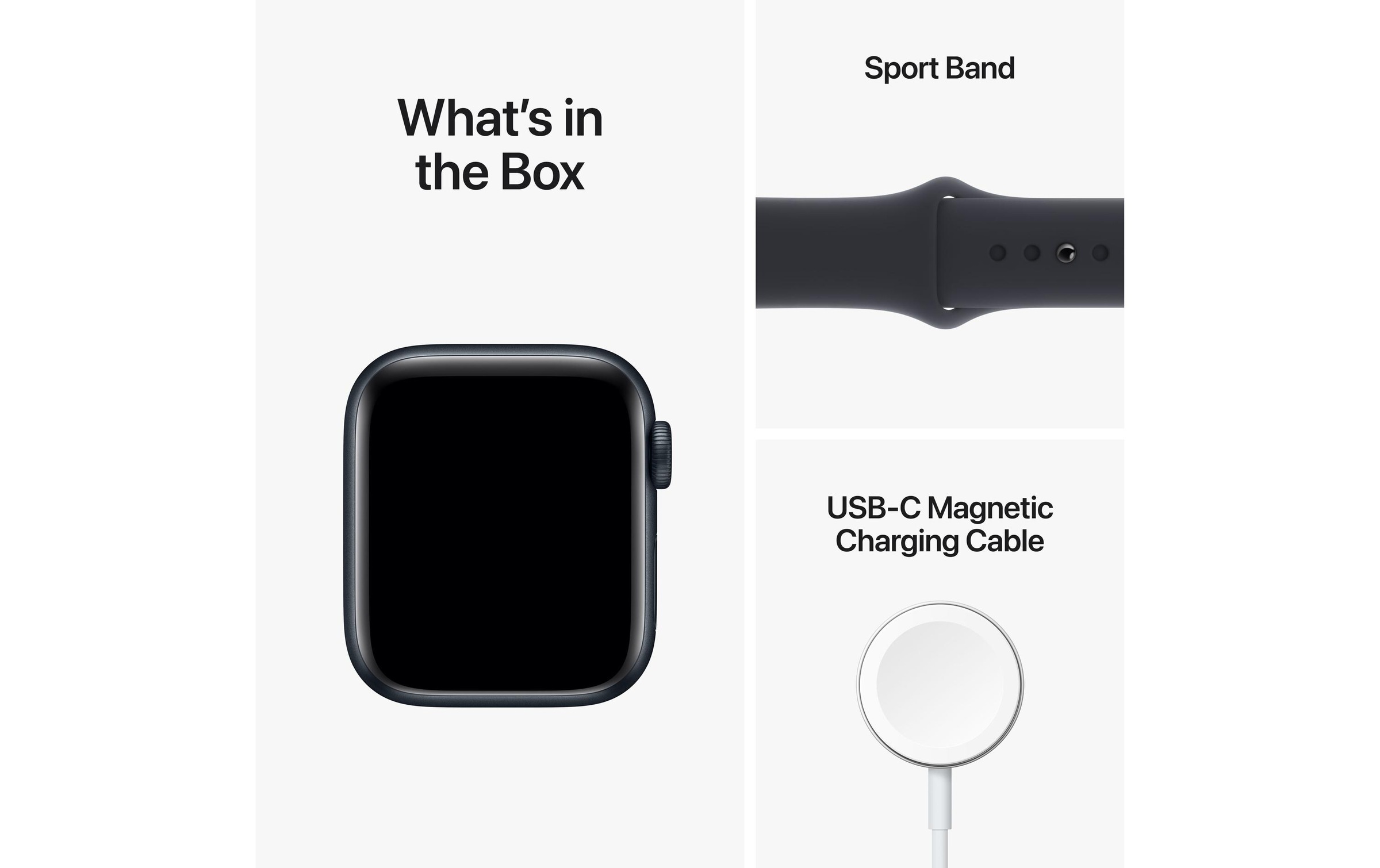 Apple Smartwatch »SE 2022, GPS, 40mm Aluminium-Gehäuse«, (Watch OS MNJT3FD/A)