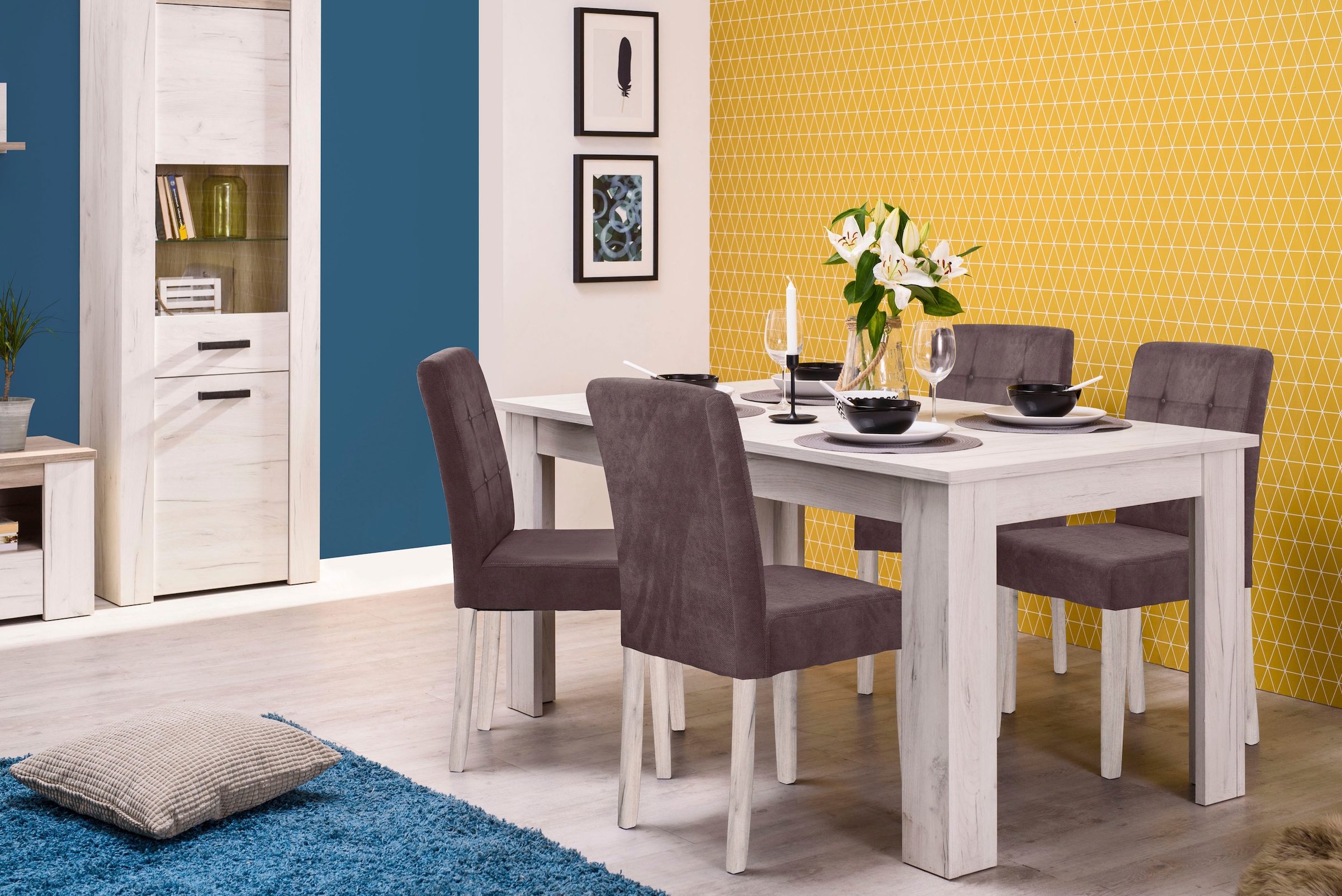 INOSIGN Esstisch »Oscar« Verlängerbar durch Einlegeplatte (40cm)