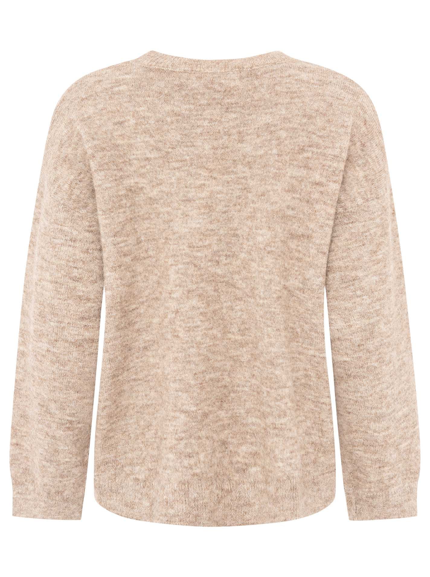 Zwillingsherz Pull en tricot »"Dog Amour"« mit Hundemotiv, Rundhals, oversize, überschnittene Schultern, Strick