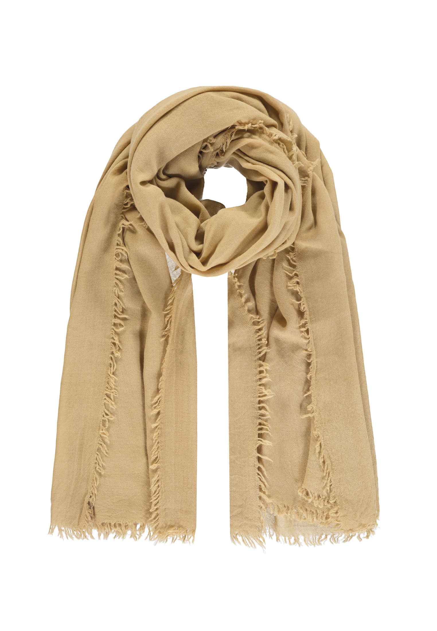 Schal aus Wolle- Seidemischung