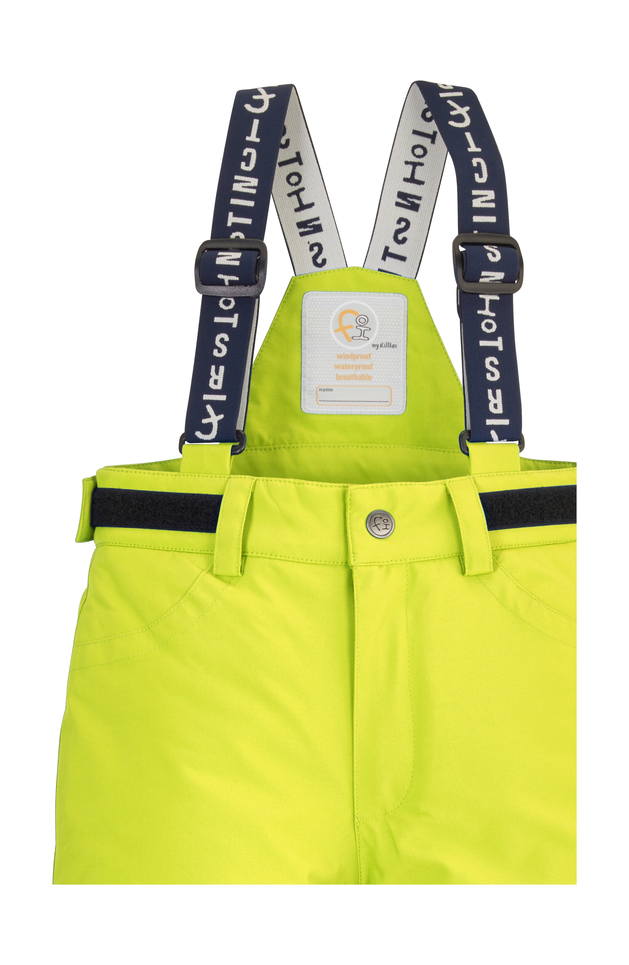 first instinct by killtec Pantalon de ski »FISW 33 MNS SKI PNTS«  Pantalon fonctionnel imperméable avec polaire, guêtre neige et fonction Grow-Up