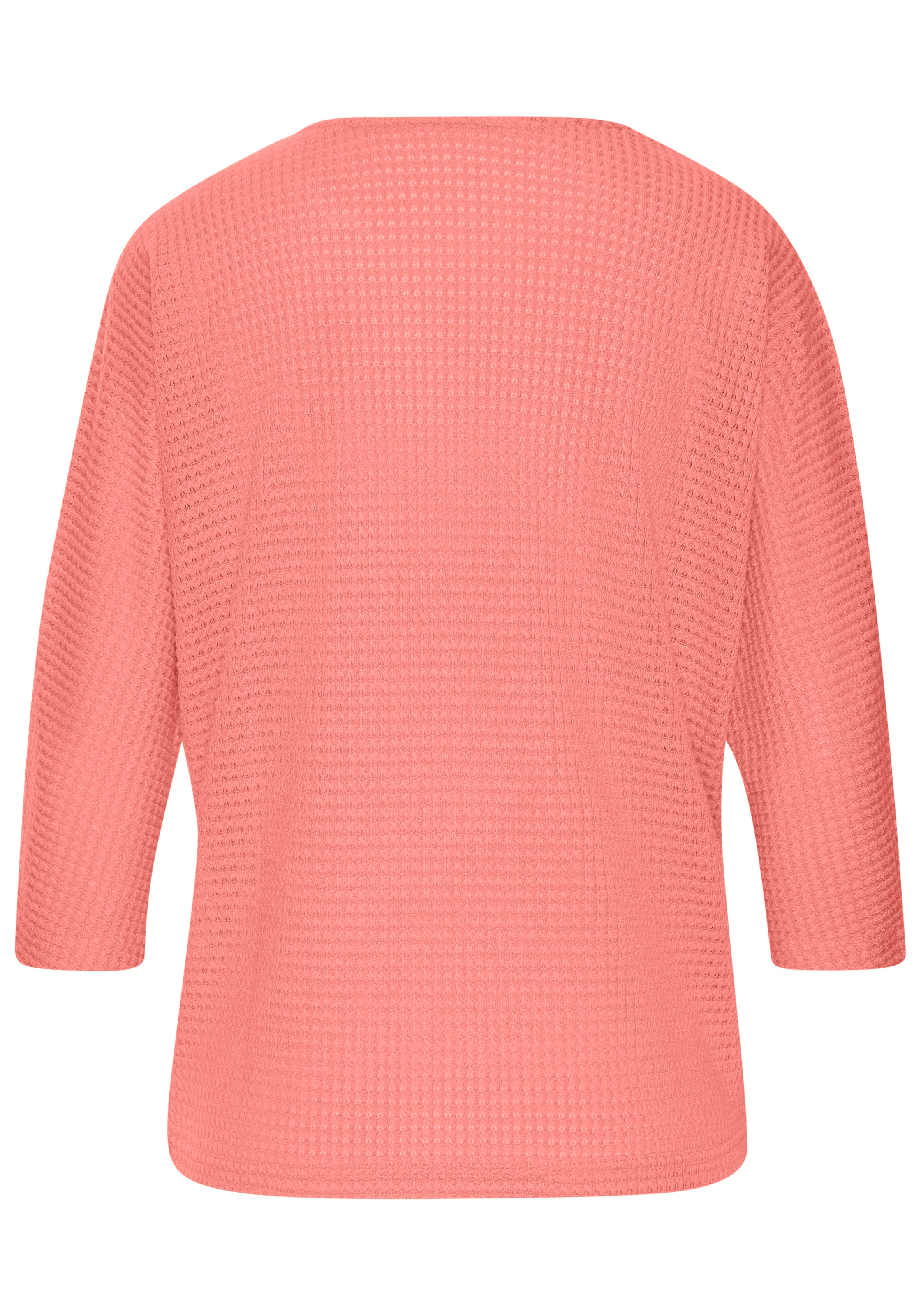 Vivance T-shirt à manches 3/4 »aus bügelfreiem Waffelstrick« aus bügelfreier Strickqualität