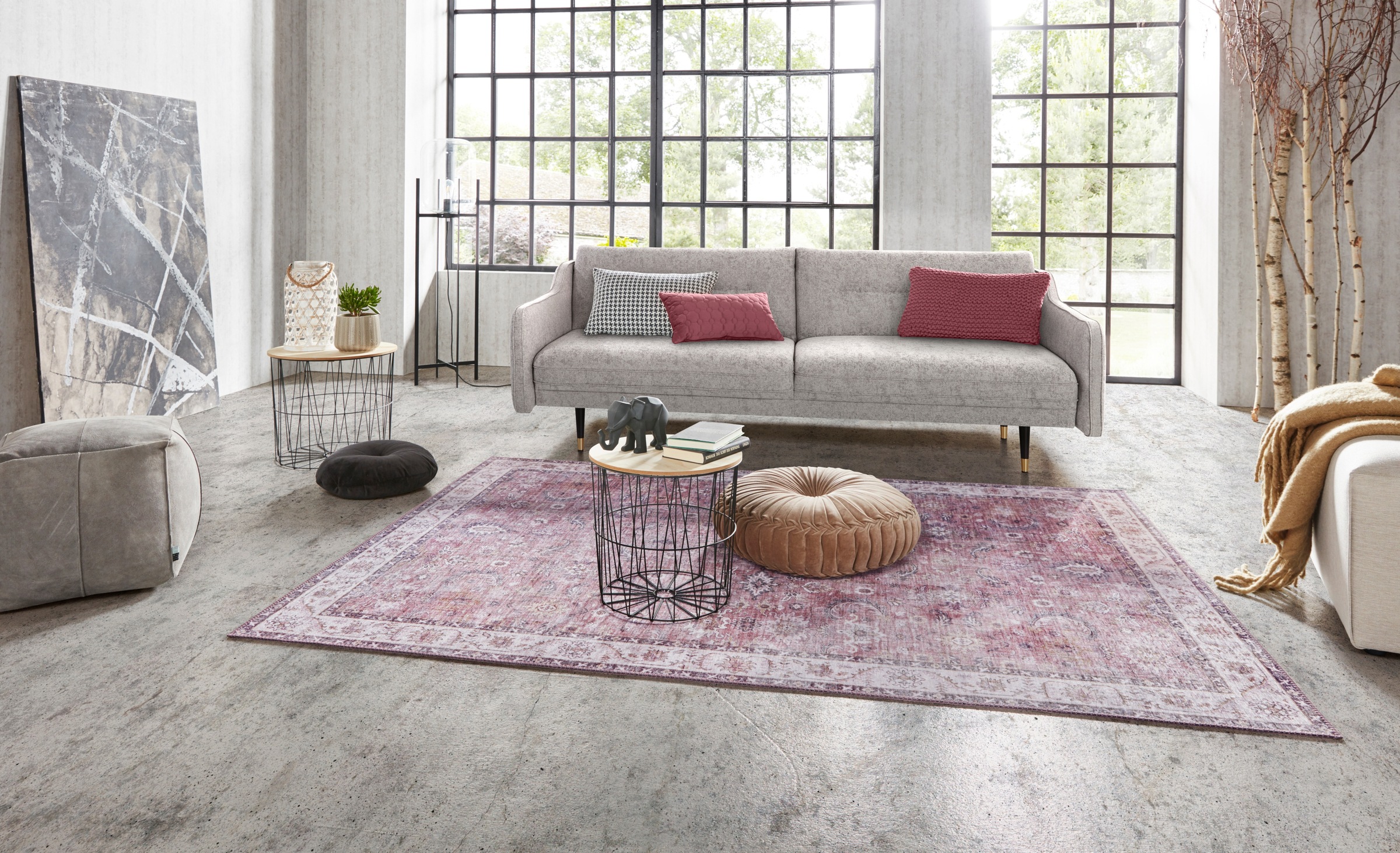 Image of NORTHRUGS Teppich "Vivana" rechteckig 5 mm Höhe Orientalisch, Läufer, Vintage, Wohnzimmer, Schlafzimmer, Esszimmer