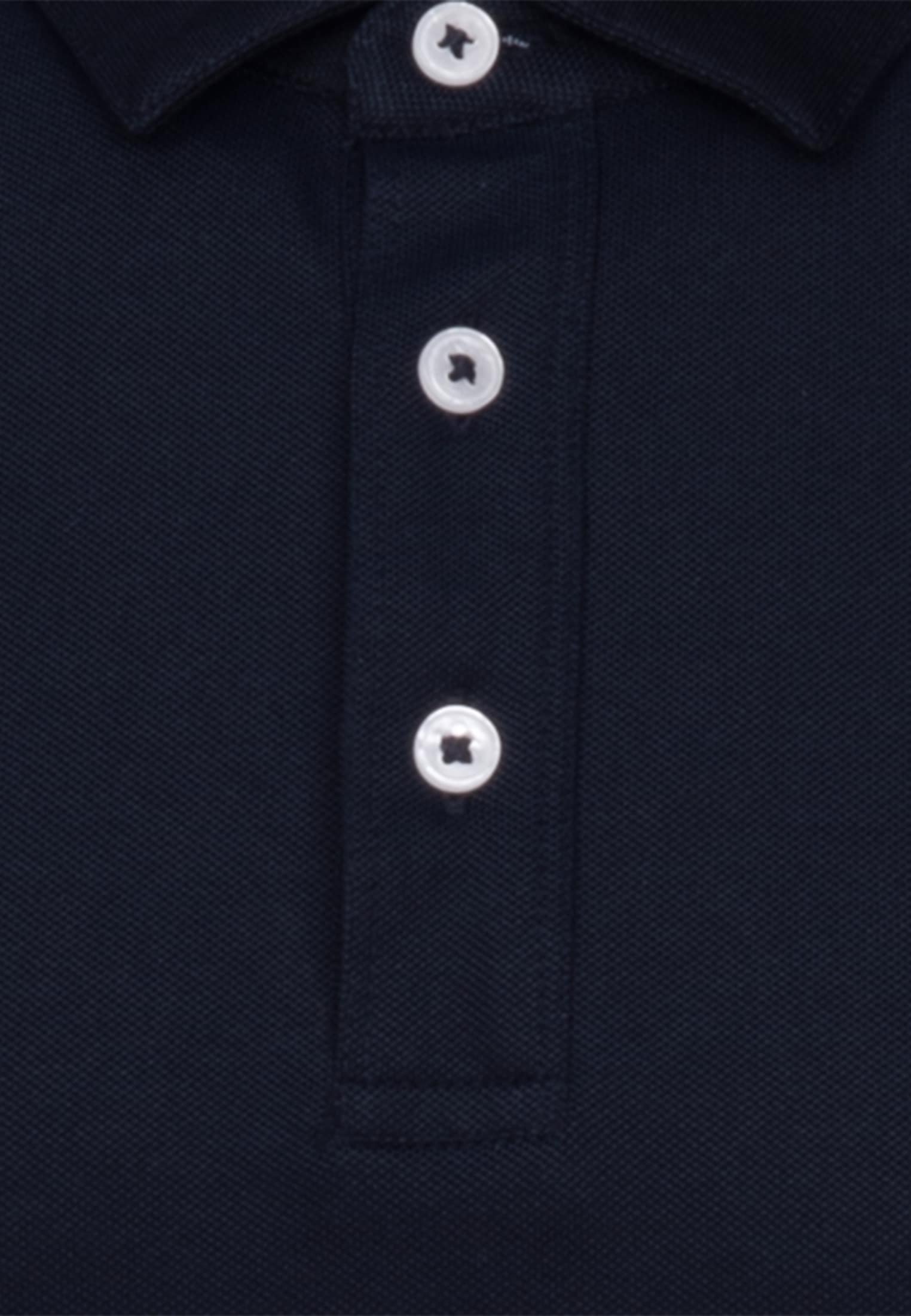 seidensticker Poloshirt »Shaped«, Kurzarm Kragen Uni