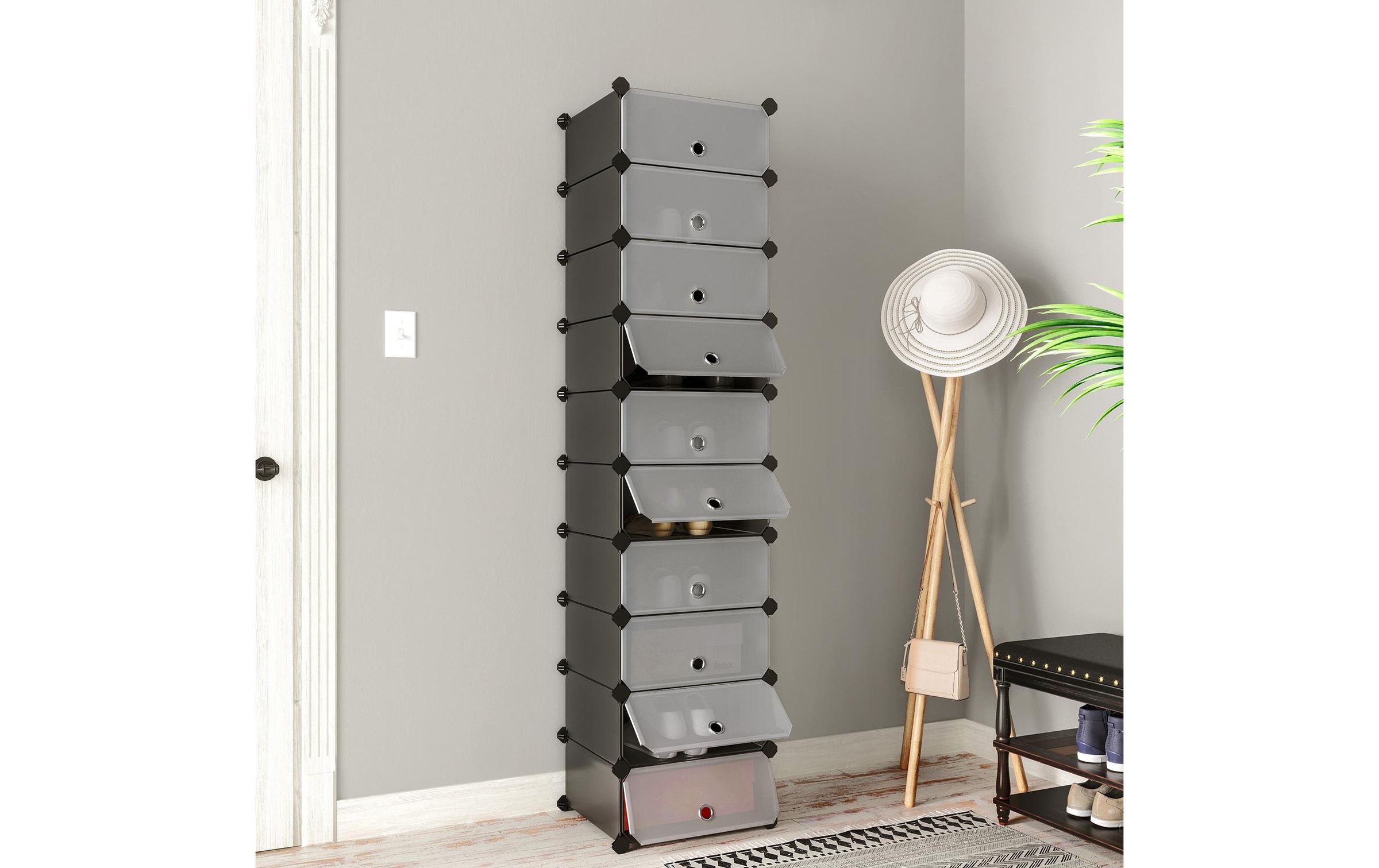 SONGMICS Schuhschrank »stapelbar 43 x 31 x 173 cm«