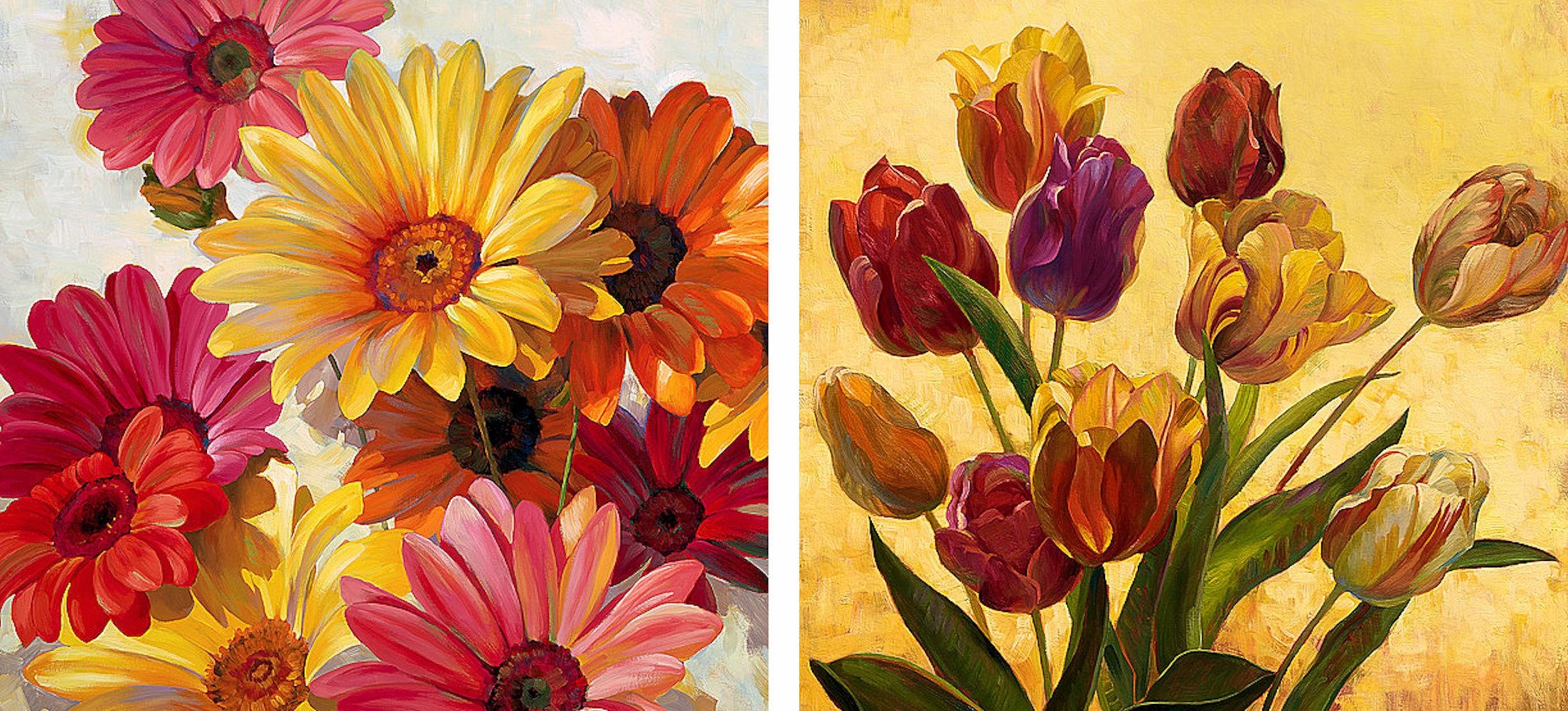 Image of Home affaire Leinwandbild »E.STYLES/Gänseblümchen«, (Set), 2x 30/30 cm bei Ackermann Versand Schweiz