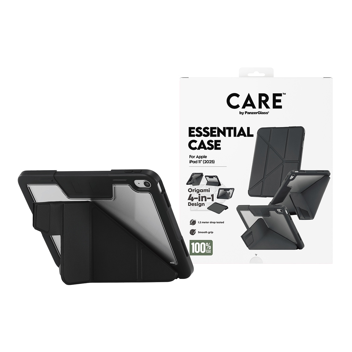 CARE by PanzerGlass Housse pour tablette »Essential Case für iPad 11" (2025)« Backcover, Schutzhülle, Tabletschutzhülle, Case, Schutzcase, stossfest