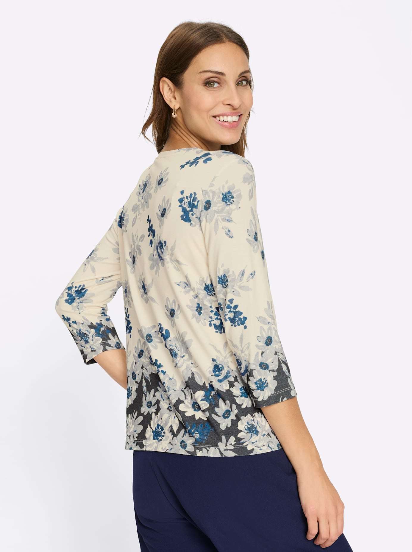 Lady 3/4-Arm-Shirt »Druck-Shirt« 1 tlg.